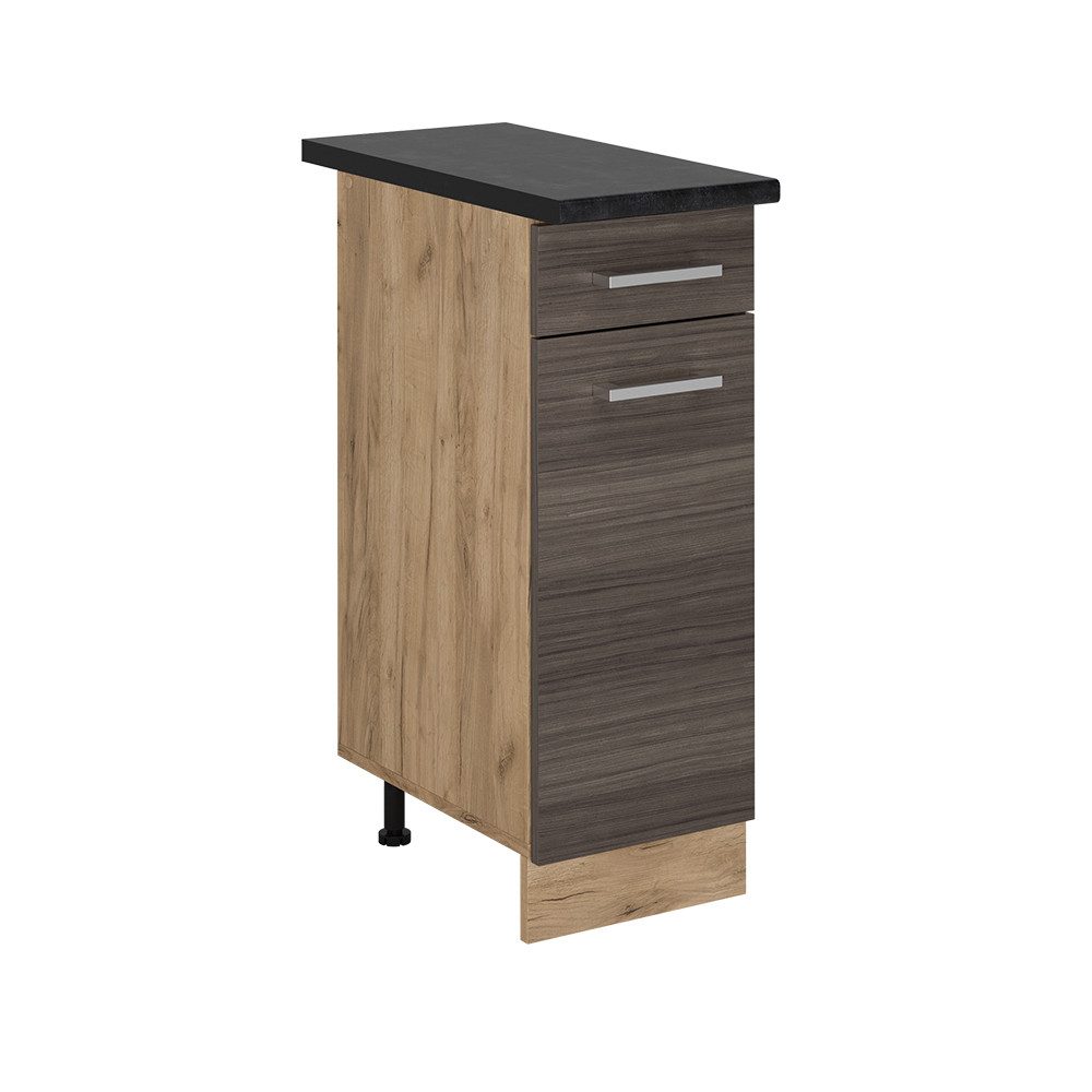 Vicco Unterschrank R-Line, Edelgrau/Goldkraft Eiche, 30 günstig online kaufen