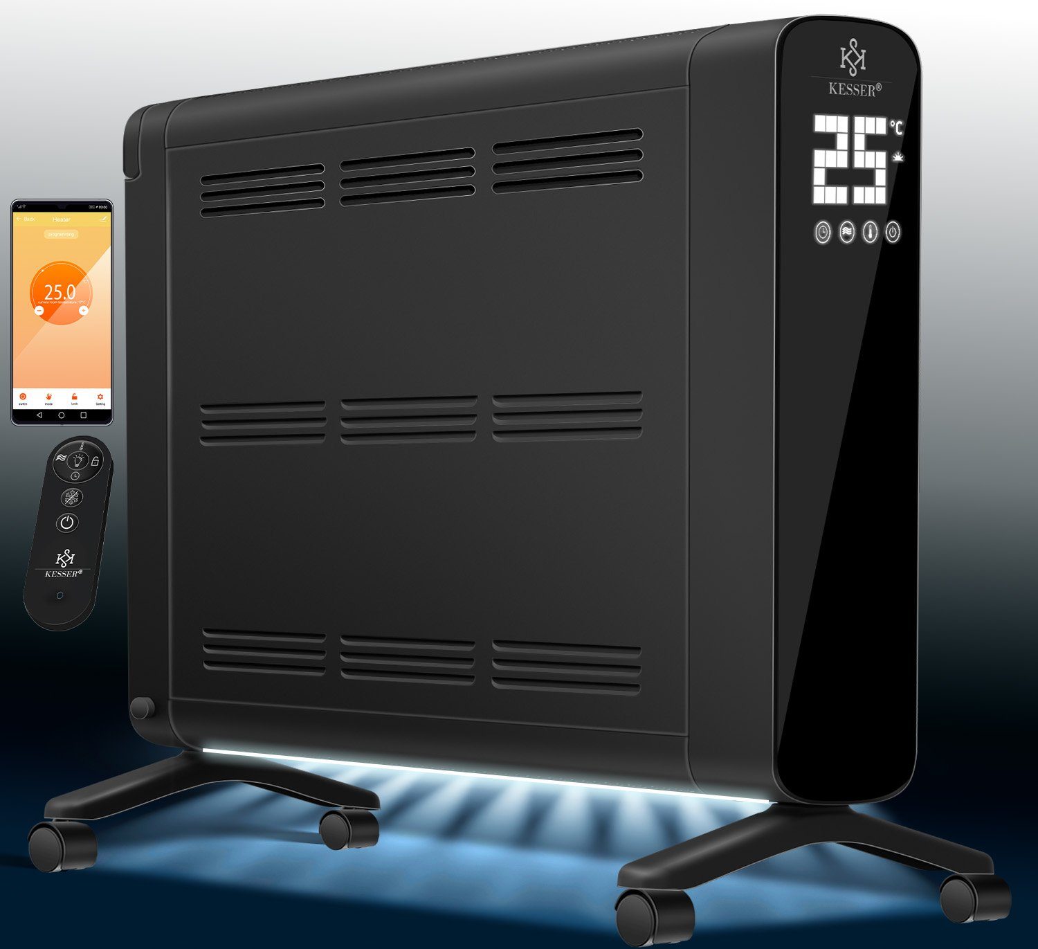 KESSER Konvektor, Premium 1200W ECO 2400W günstig online kaufen