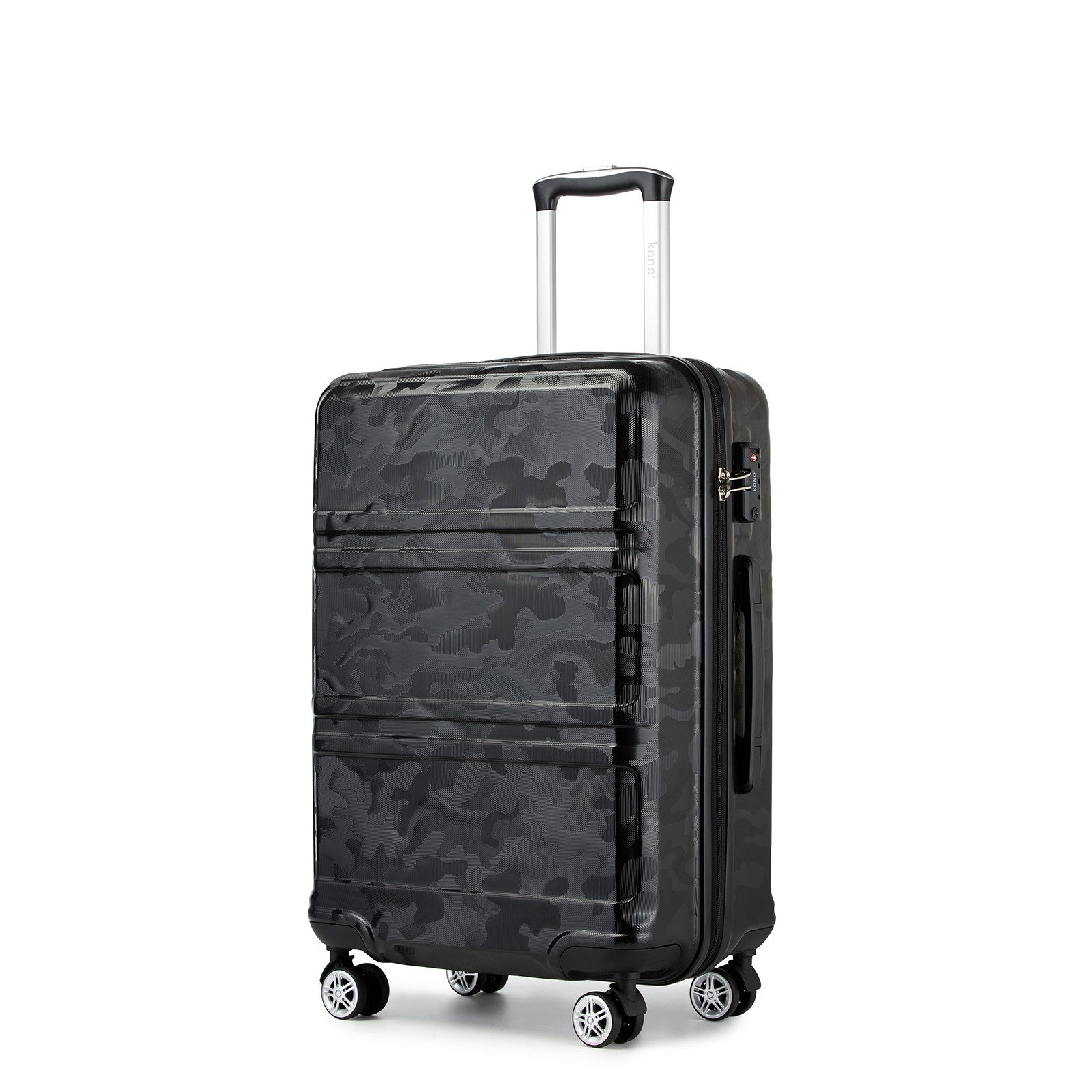 KONO Hartschalen-Trolley mit TSA-Schloss - Reisekoffer günstig online kaufen