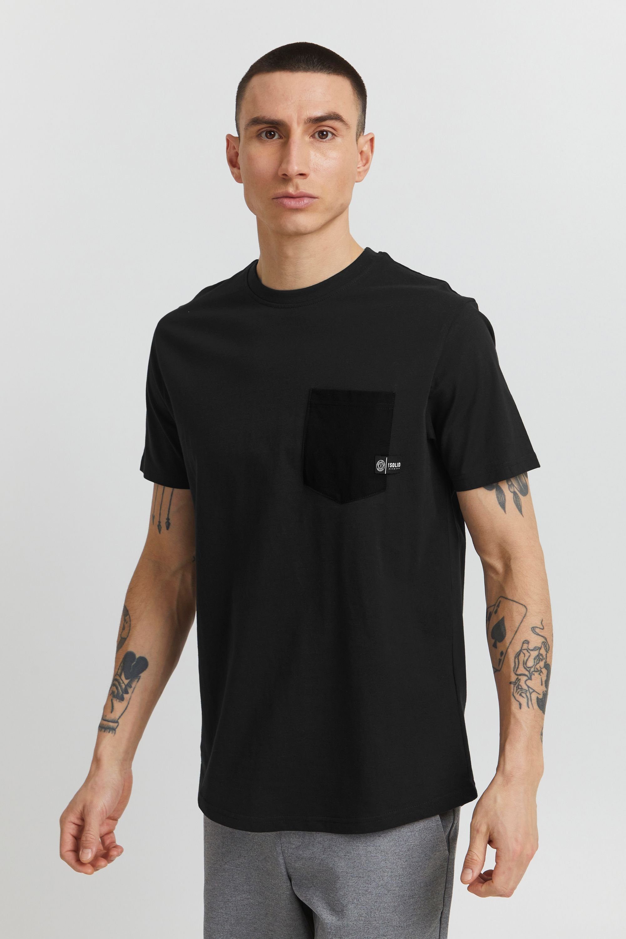 Solid T-Shirt Black SDBasto (194008) True