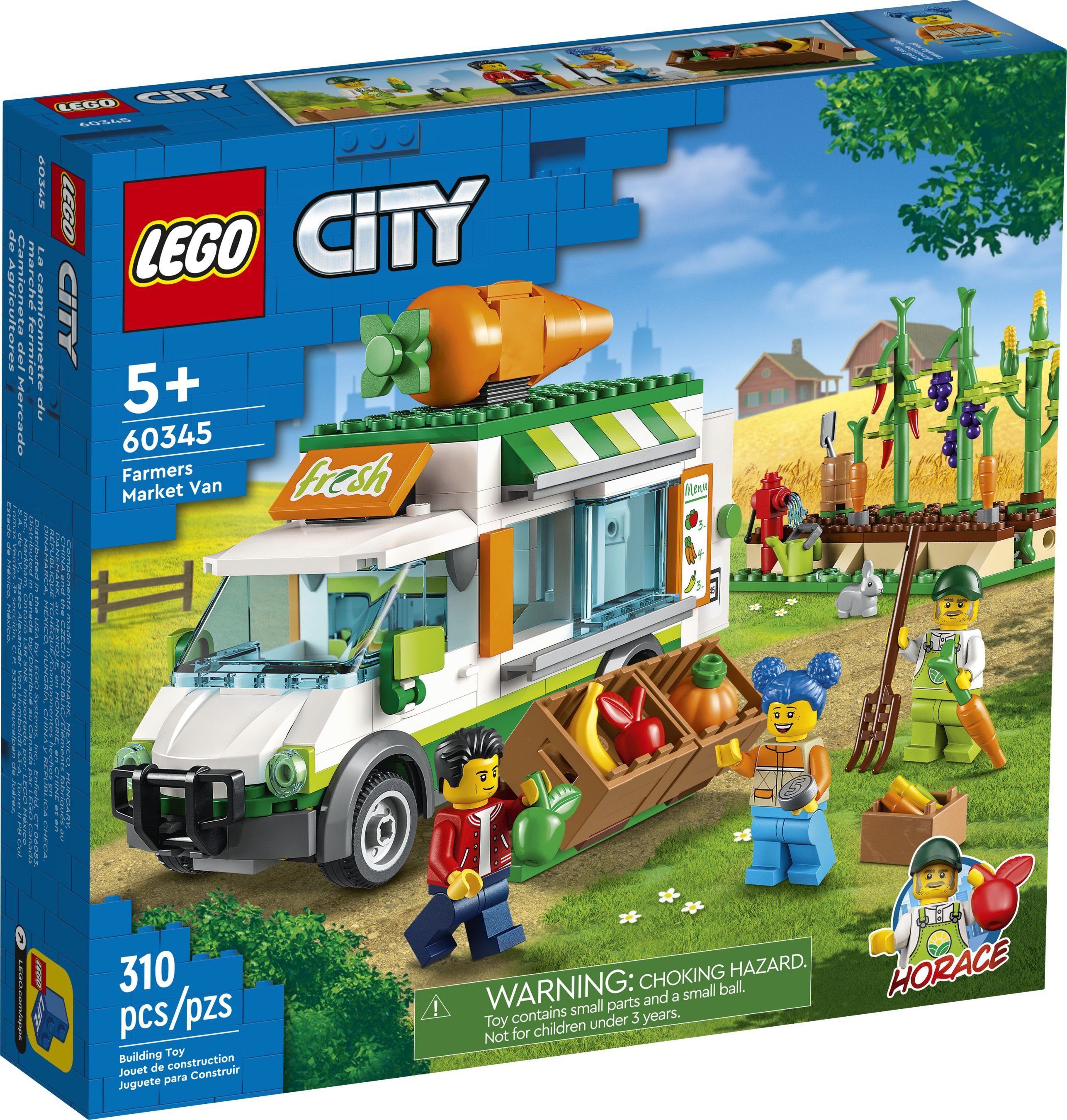 LEGO® LEGO® City 60345 Gemüse-Lieferwagen Konstruktionsspielsteine, (310 St günstig online kaufen