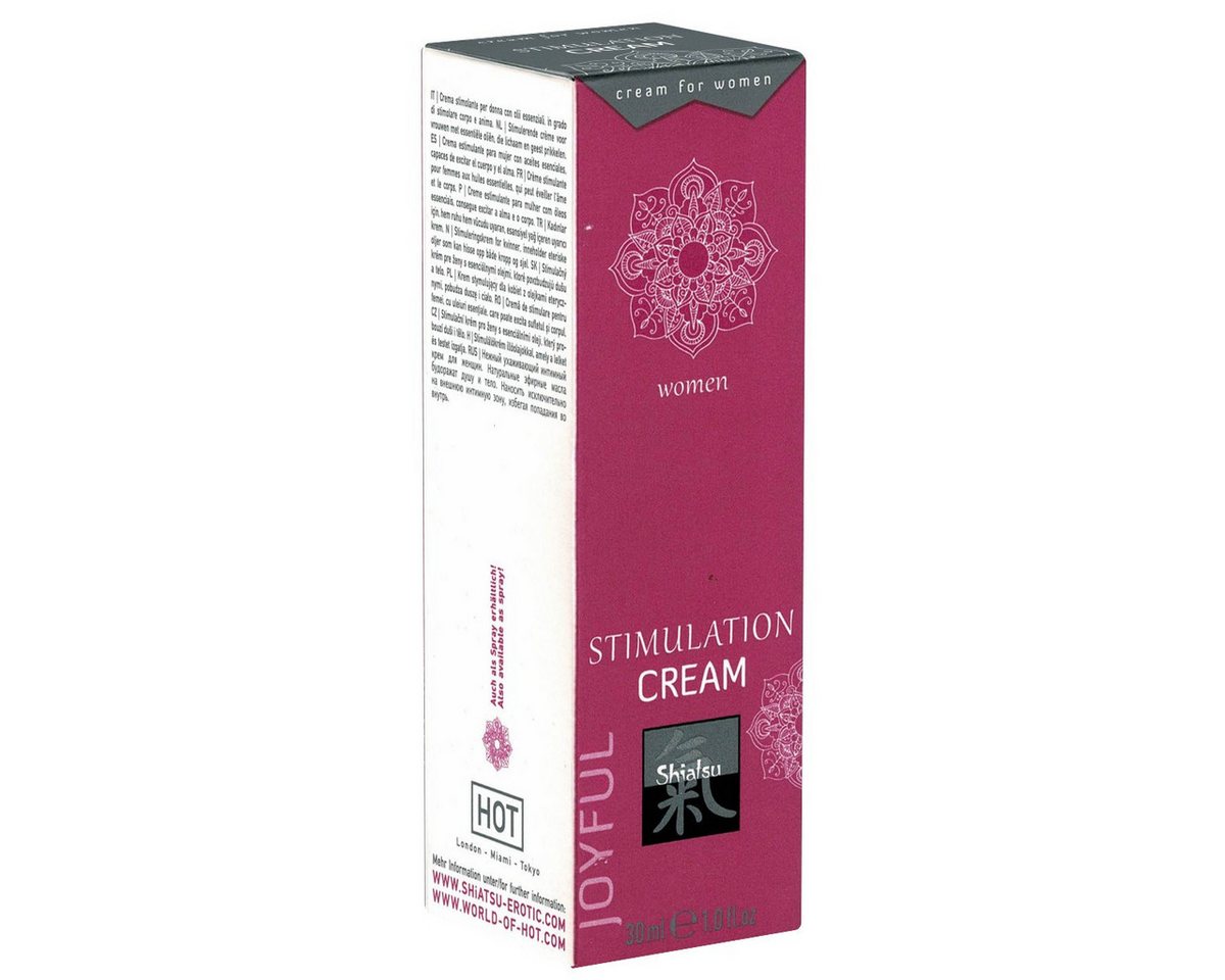 Shiatsu Stimulationsgel Stimulation Cream, Tube mit 30ml, 1-tlg., stimulierende Creme mit ätherischen Ölen