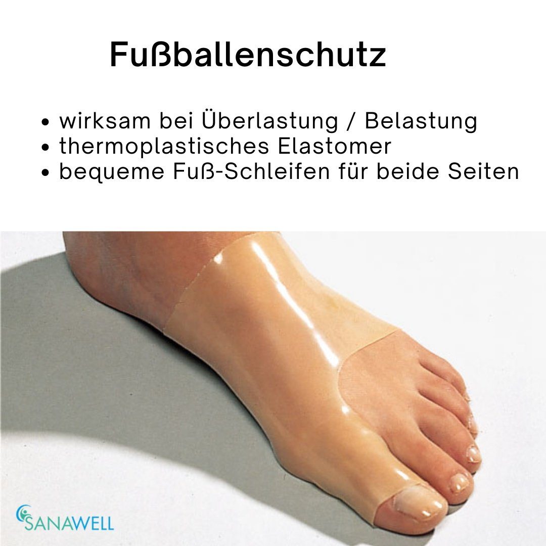 Medosan Hallux-Bandage Hallux Fußballenschutz, Universalgröße, Einfach zu reinigen und zu trocknen.