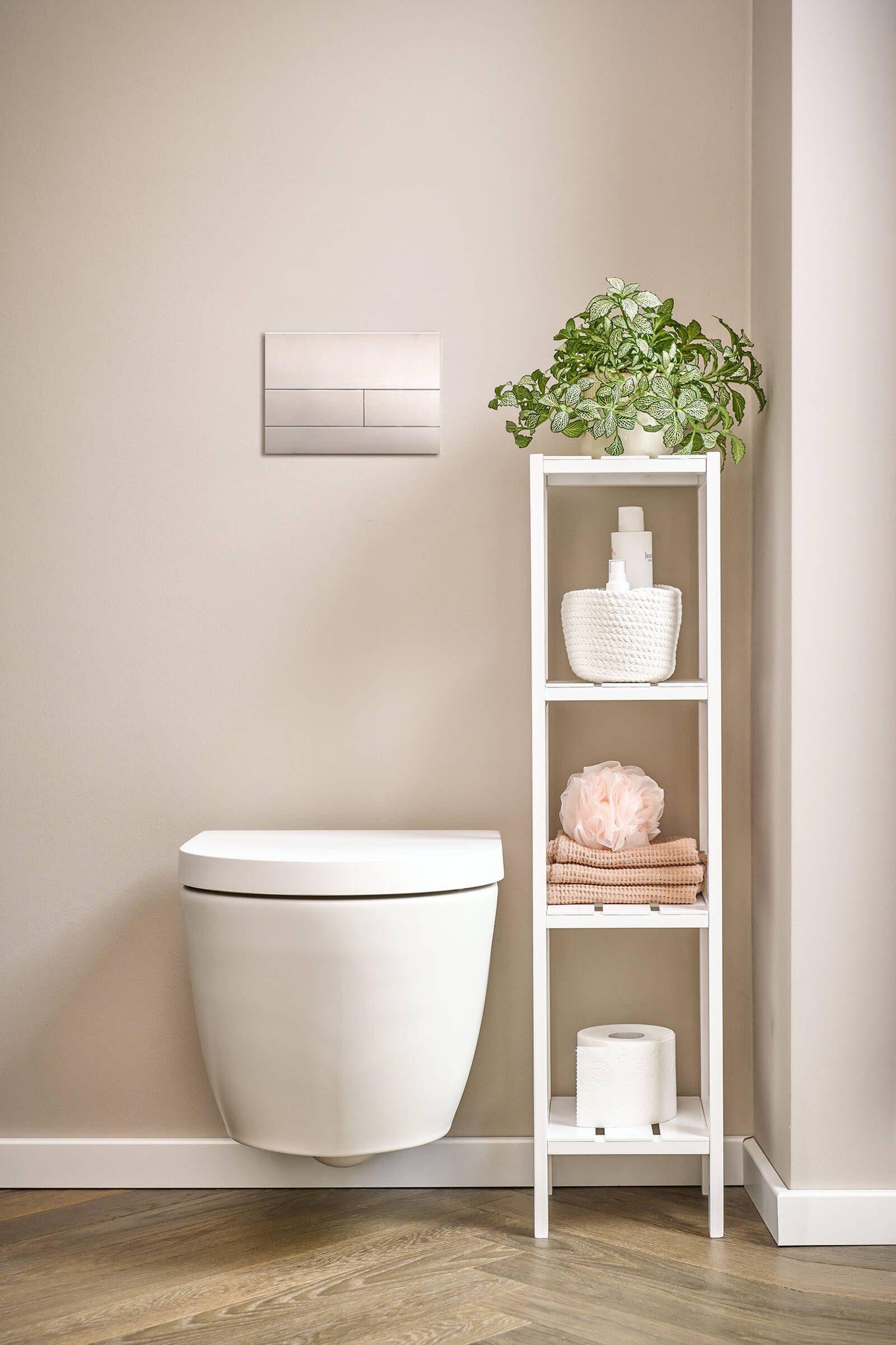 Zeller Present Badregal Badezimmerschrank aus MDF, 22 x 22 x 92 cm günstig online kaufen