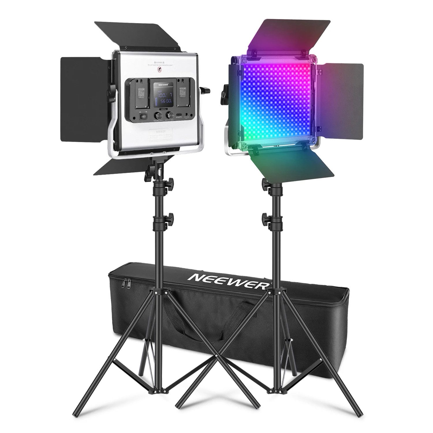 Neewer Videoleuchte Neewer Dauerlicht 660 PRO II Beleuchtungs-Set, Videografie, Fotografie, Content-Creator, Filmemacher