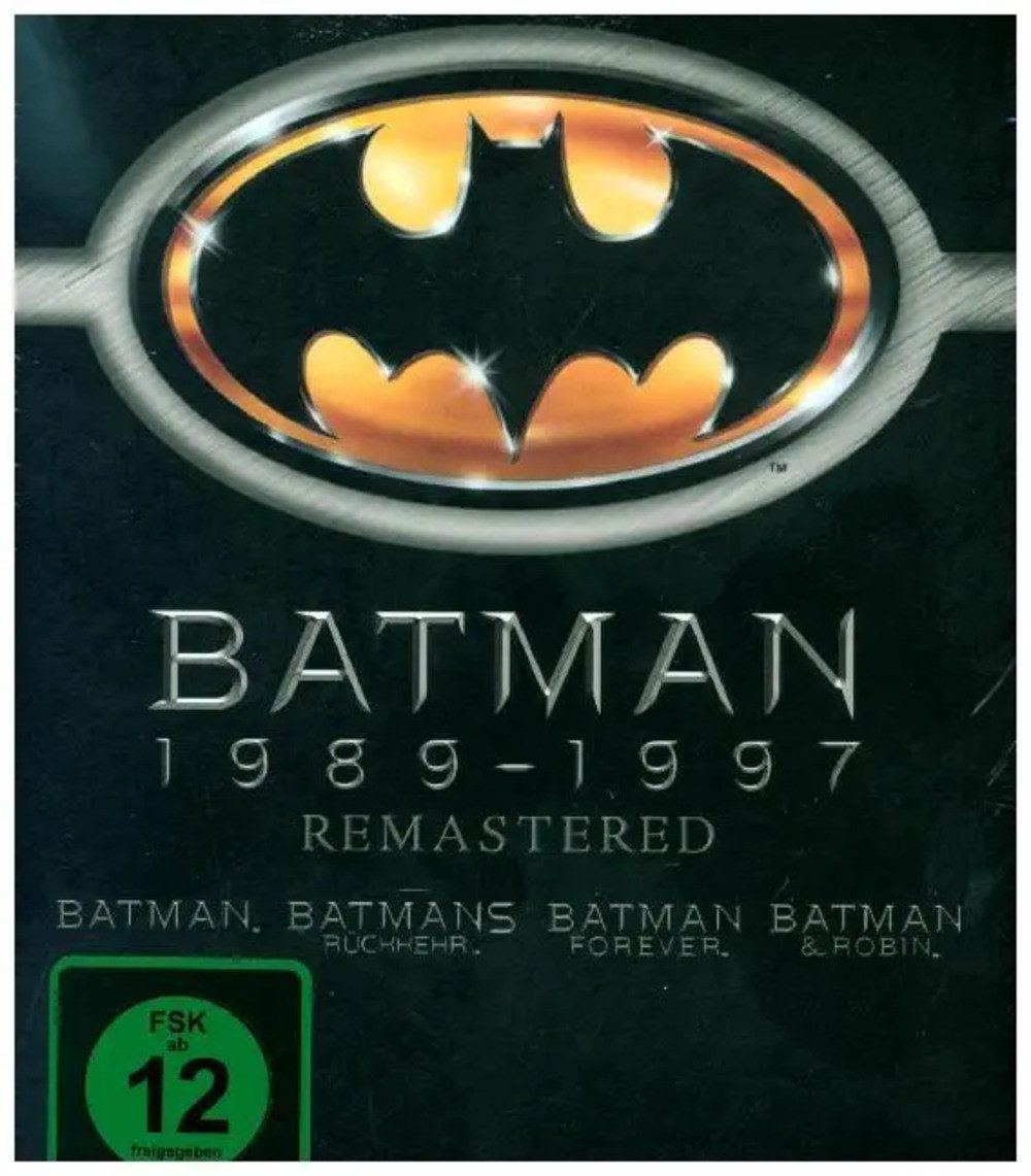 Blu-ray Batman 1-4, 4 Blu-ray (remastered)