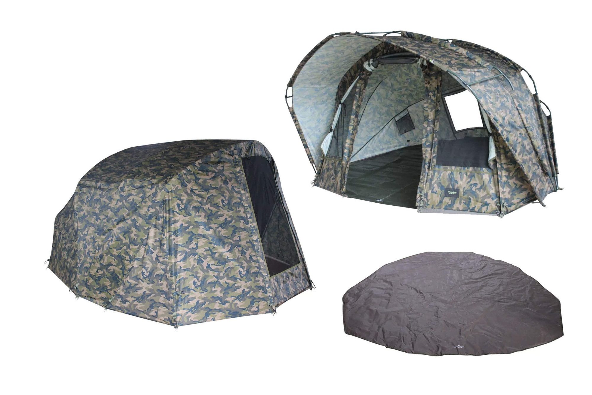 Angelzelt Bivvy 2Man Fort Knox Ghost plus Winterskin und Bodenplane