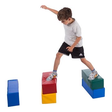 Sport-Thieme Balancetrainer Sensorikblöcke-Set, Gefüllt mit 5 verschiedenen Schaumstoffen