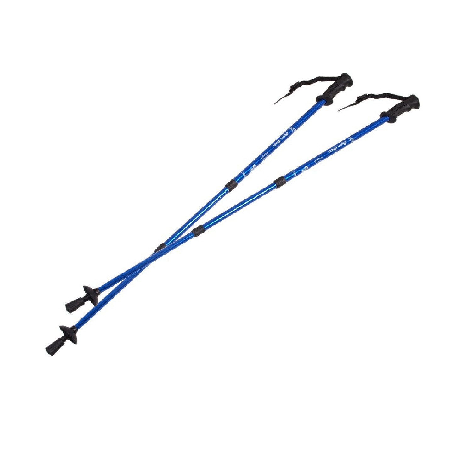 EUROBATT Sp. z o.o. Nordic-Walking-Stöcke 65–135 cm, teleskopisch (1 St), ANTI SHOCK-System - Dreiteilige Konstruktion