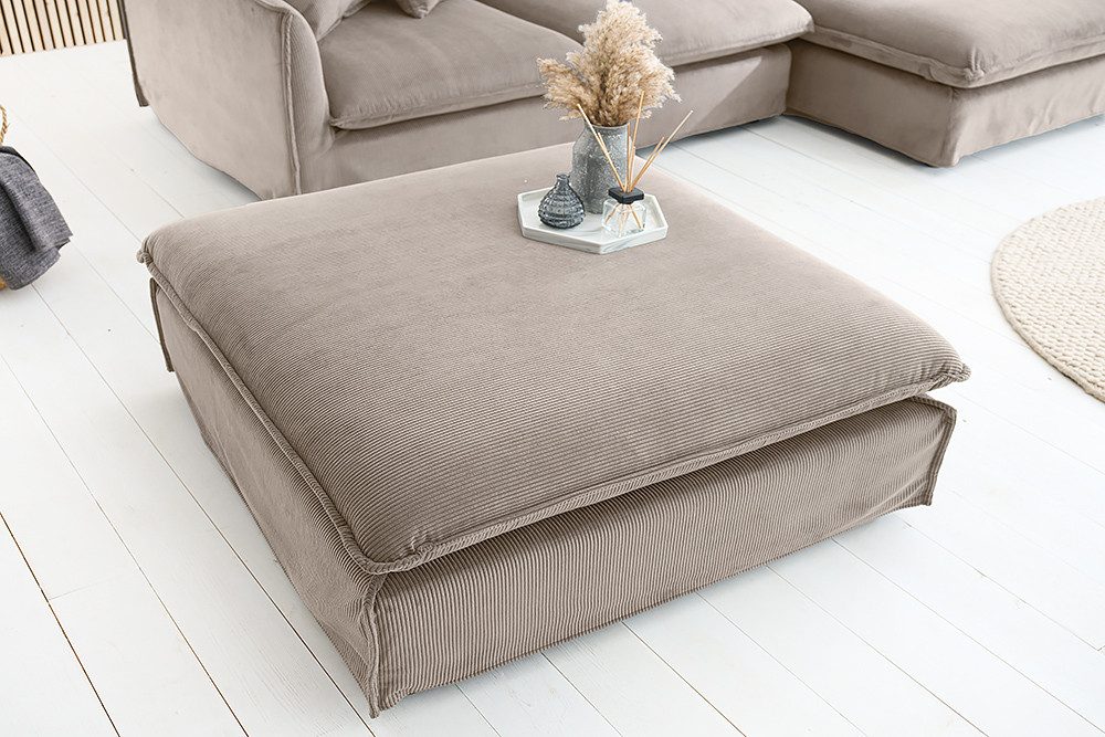 riess-ambiente Sitzhocker HEAVEN 100cm greige · günstig online kaufen