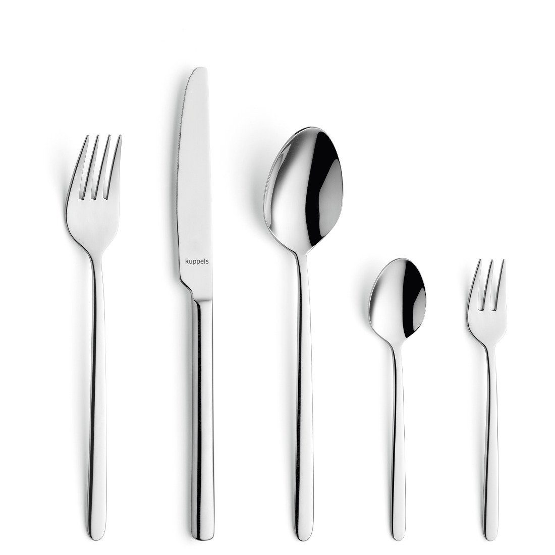 Kuppels Besteck-Set CUTE (30-tlg), 6 Personen, Edelstahl Rostfrei 18/10, spülmaschinenfest, hochglanzpoliert