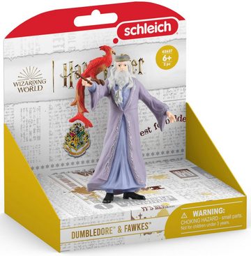 Schleich® Spielfigur WIZARDING WORLD, Harry Potter™, Dumbledore™ & Fawkes (42637), Made in Europe