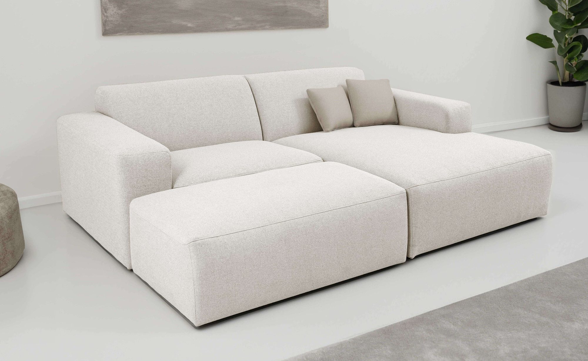 INOSIGN Ecksofa Koa,228cm, L-Form, Modulsofa, Webstoff, günstig online kaufen