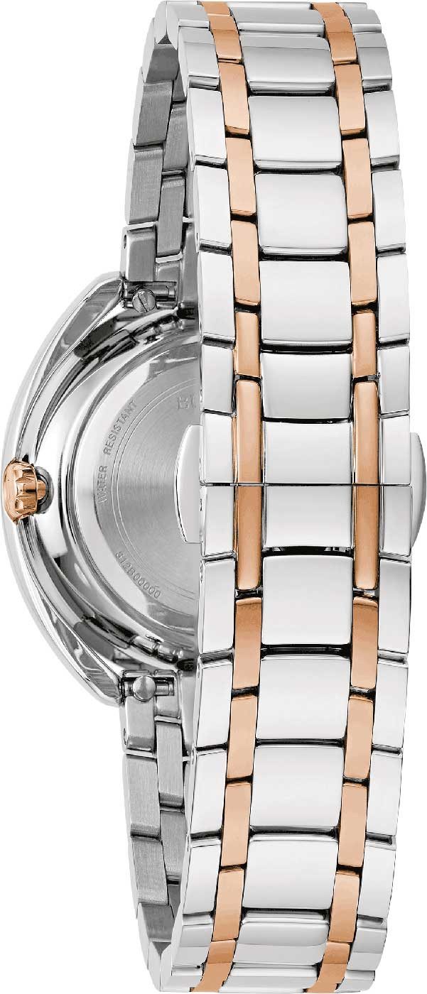 Bulova Quarzuhr Klassik Damenuhr 35mm - Bulova Modell: 98P219