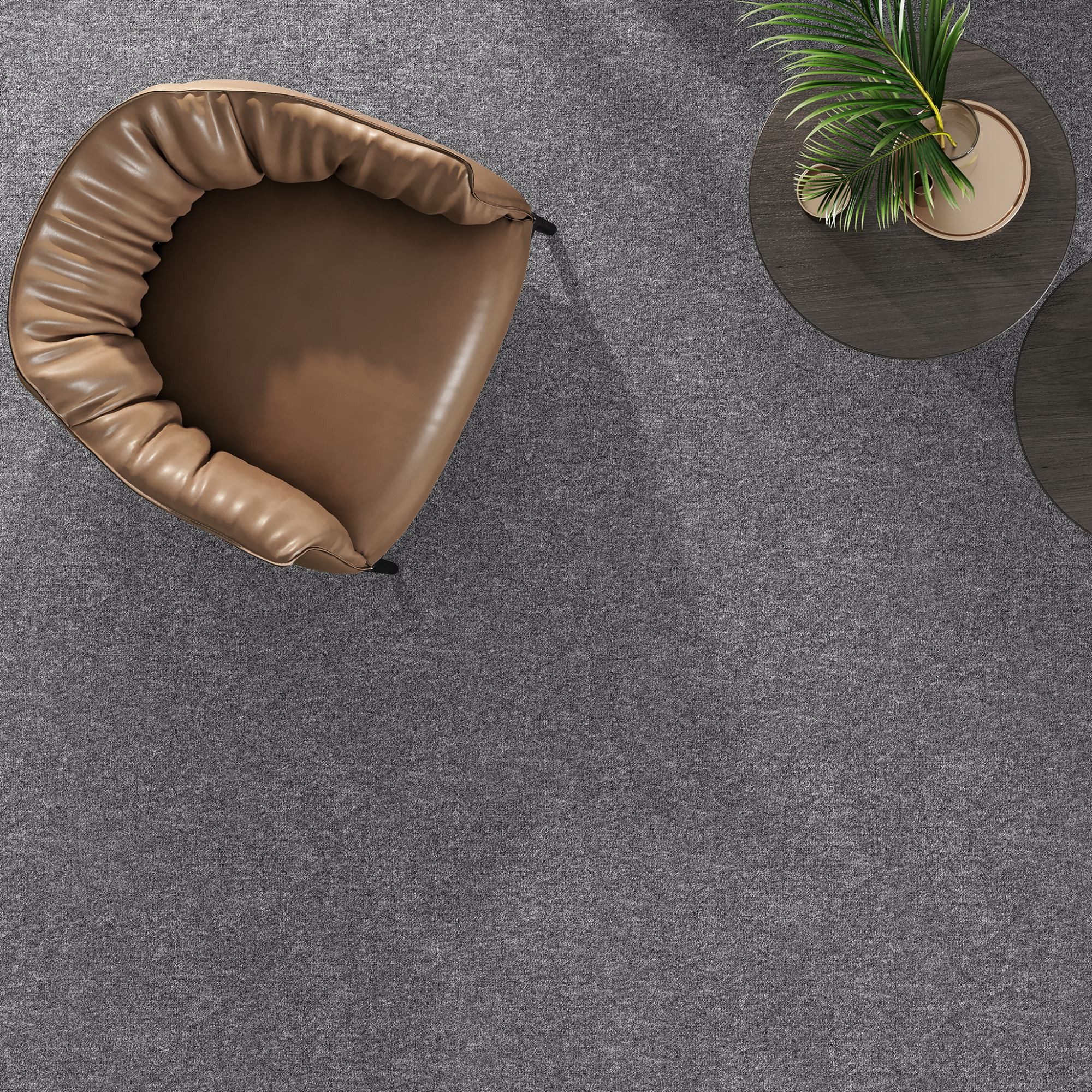 Steffensmeier Teppichfliese Chicago Paket 20Stück - 5m², Rechteckig, Teppichfliese 50x50 cm Gewerbeeignung