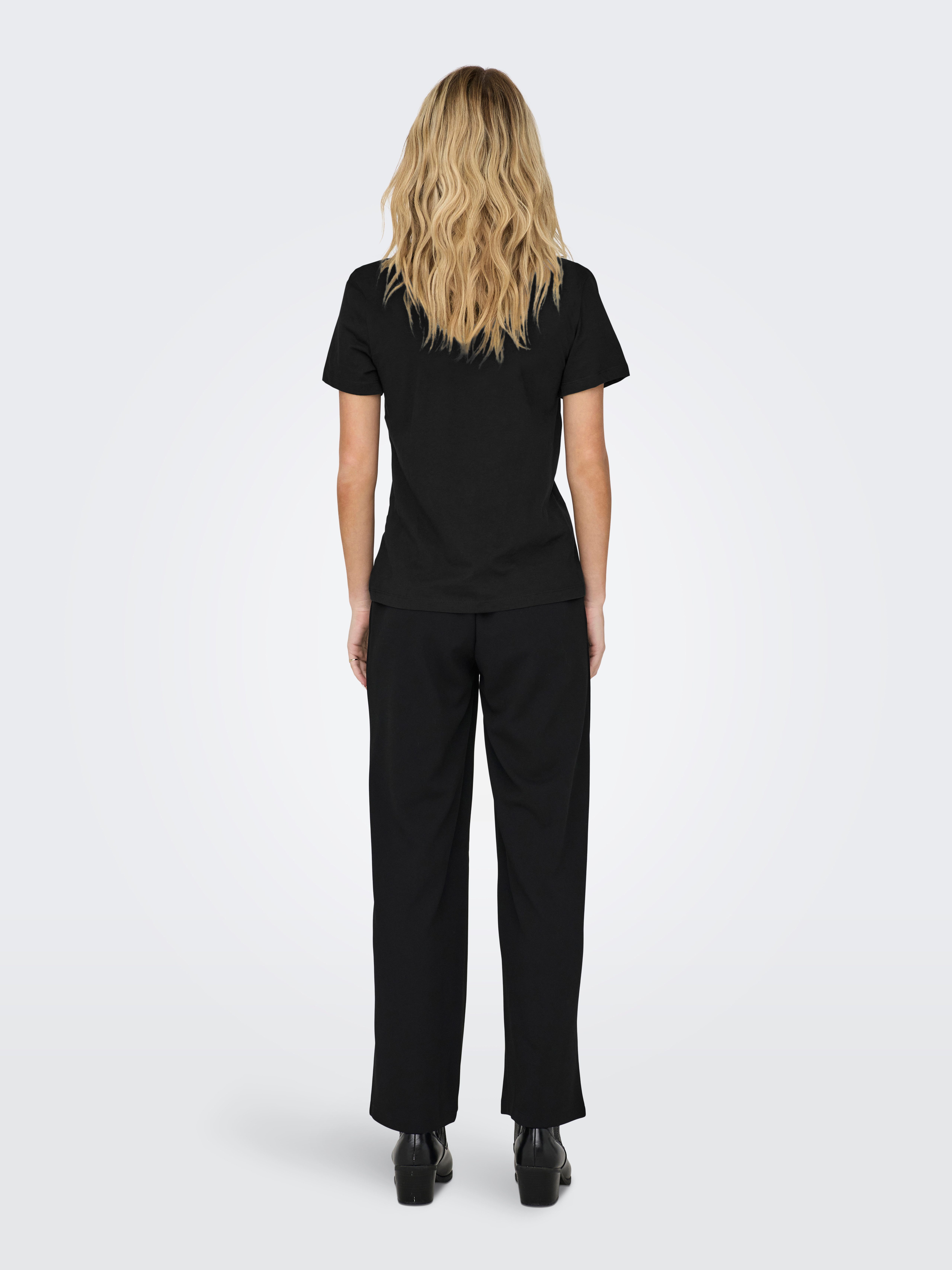 ONLY Kurzarmshirt ONLKITA LIFE REG S/S MIX TOP CS JRS EX. Baumwolle, regula günstig online kaufen