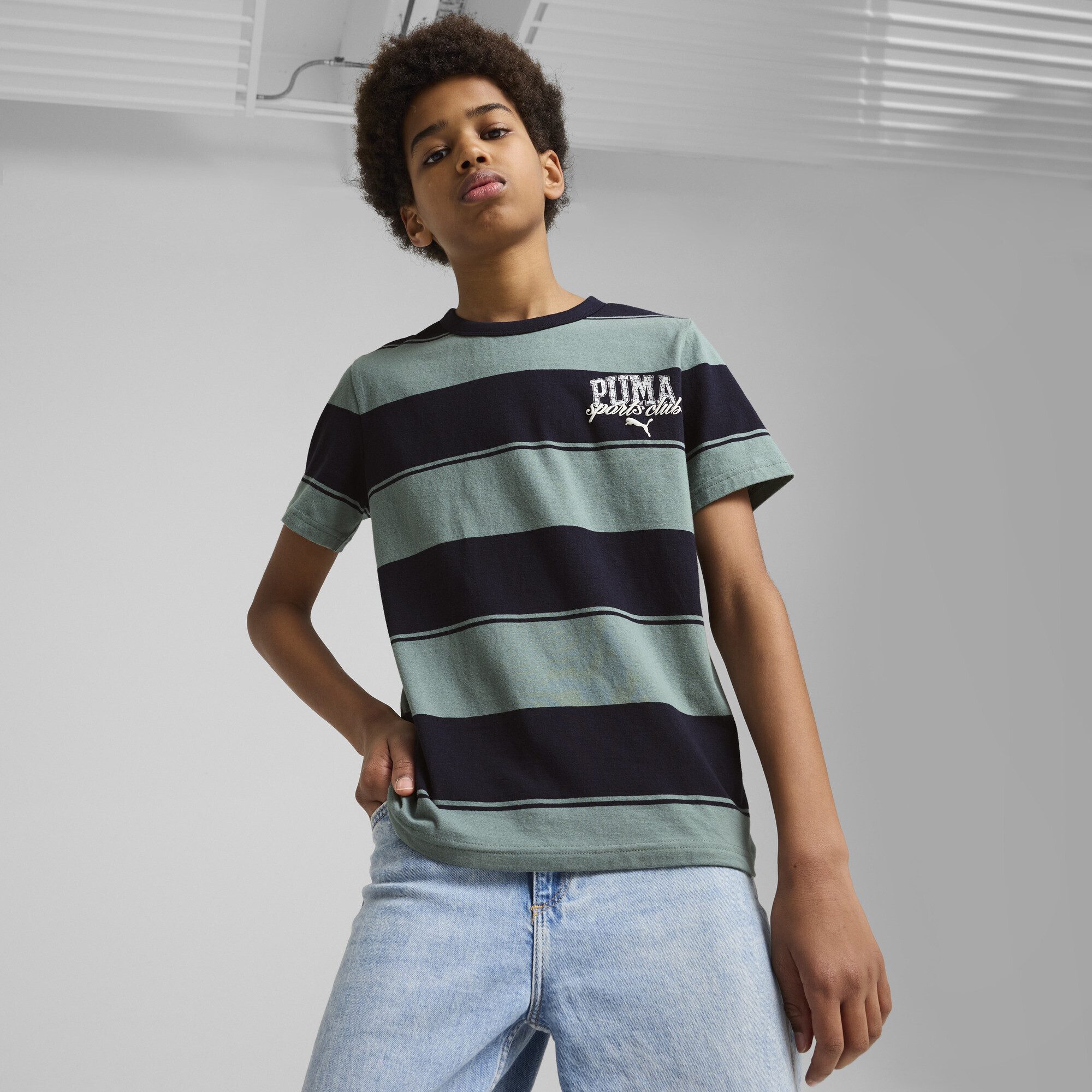 PUMA T-Shirt PUMA Class Gestreiftes T-Shirt günstig online kaufen