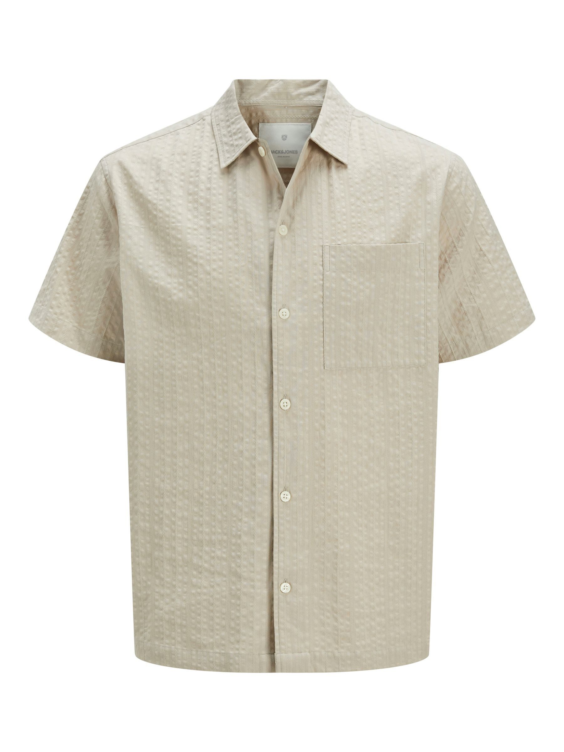 Jack & Jones Kurzarmhemd Kubisches Muster, günstig online kaufen