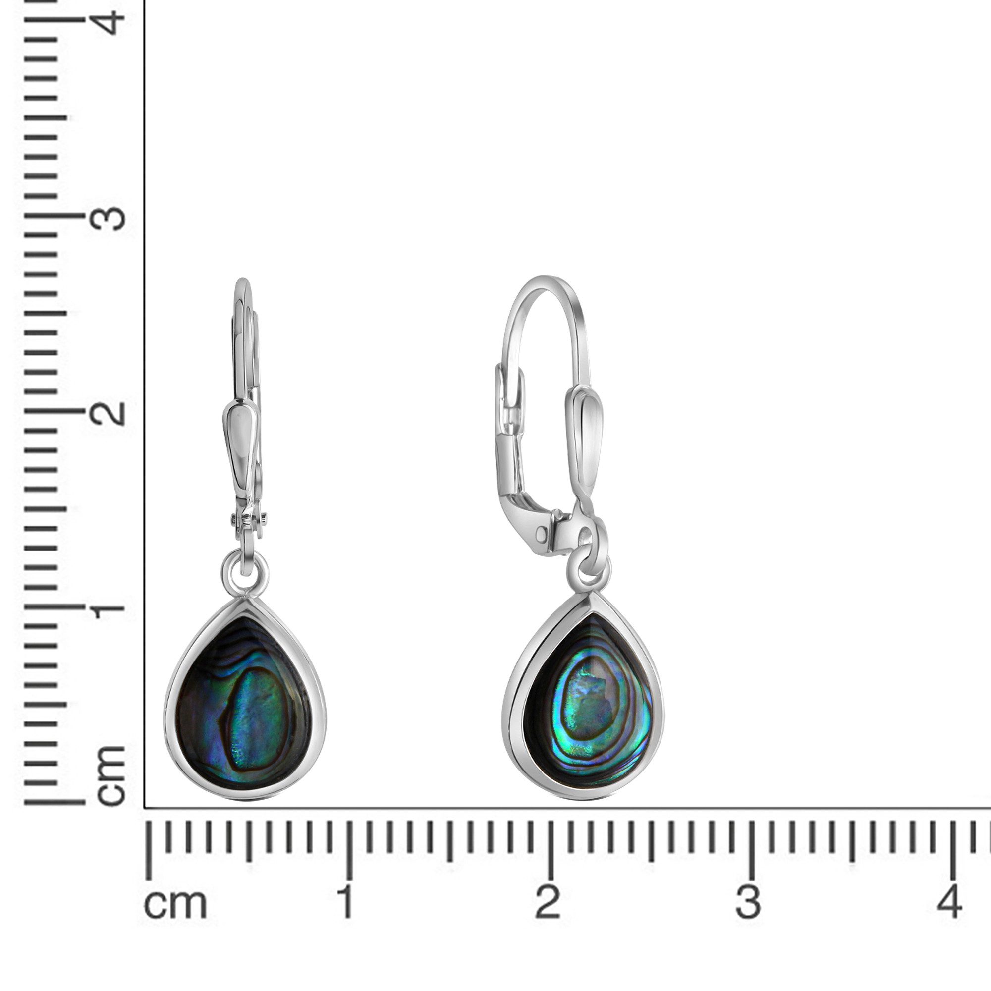 Vivance Paar Ohrhänger 925-Sterling Silber rhodiniert Abalone günstig online kaufen