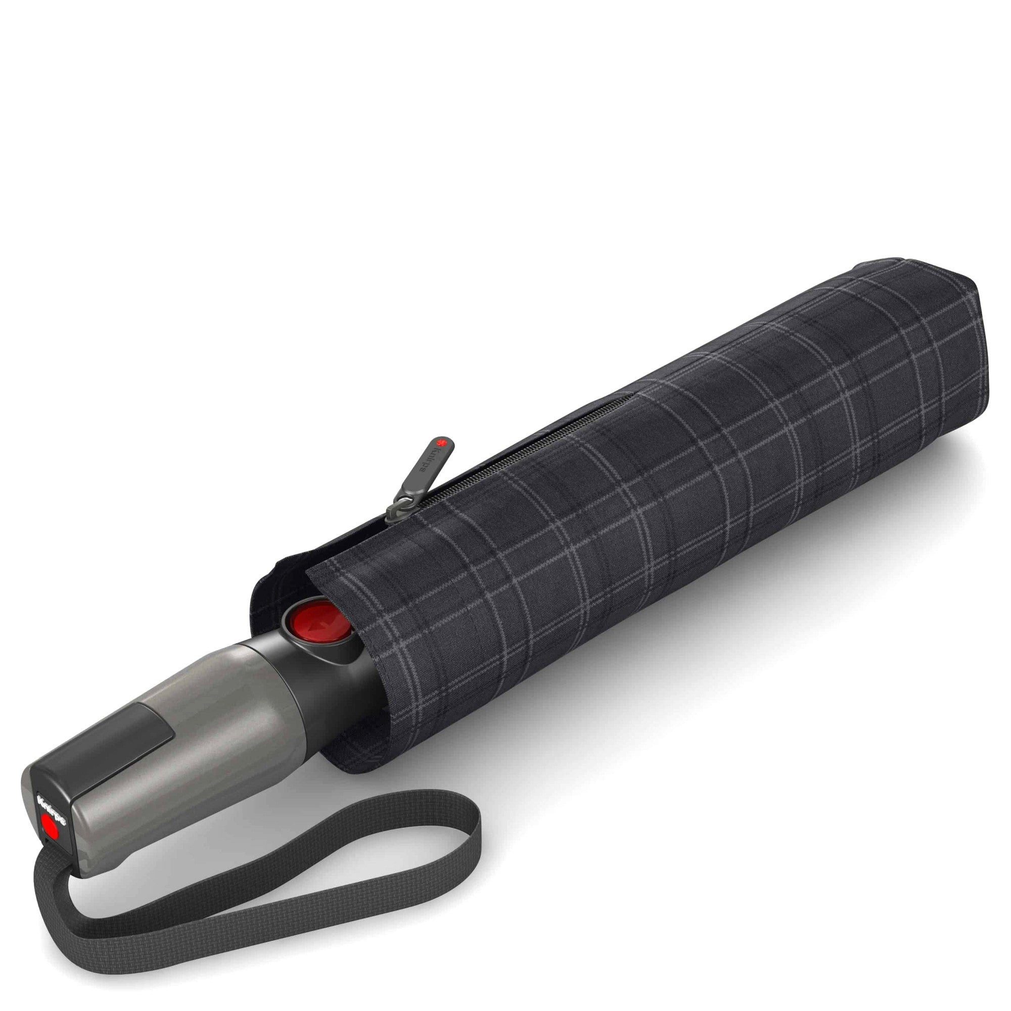 Knirps® Taschenregenschirm T.400 extra L Duomatic - Regenschirm (men's prints check)