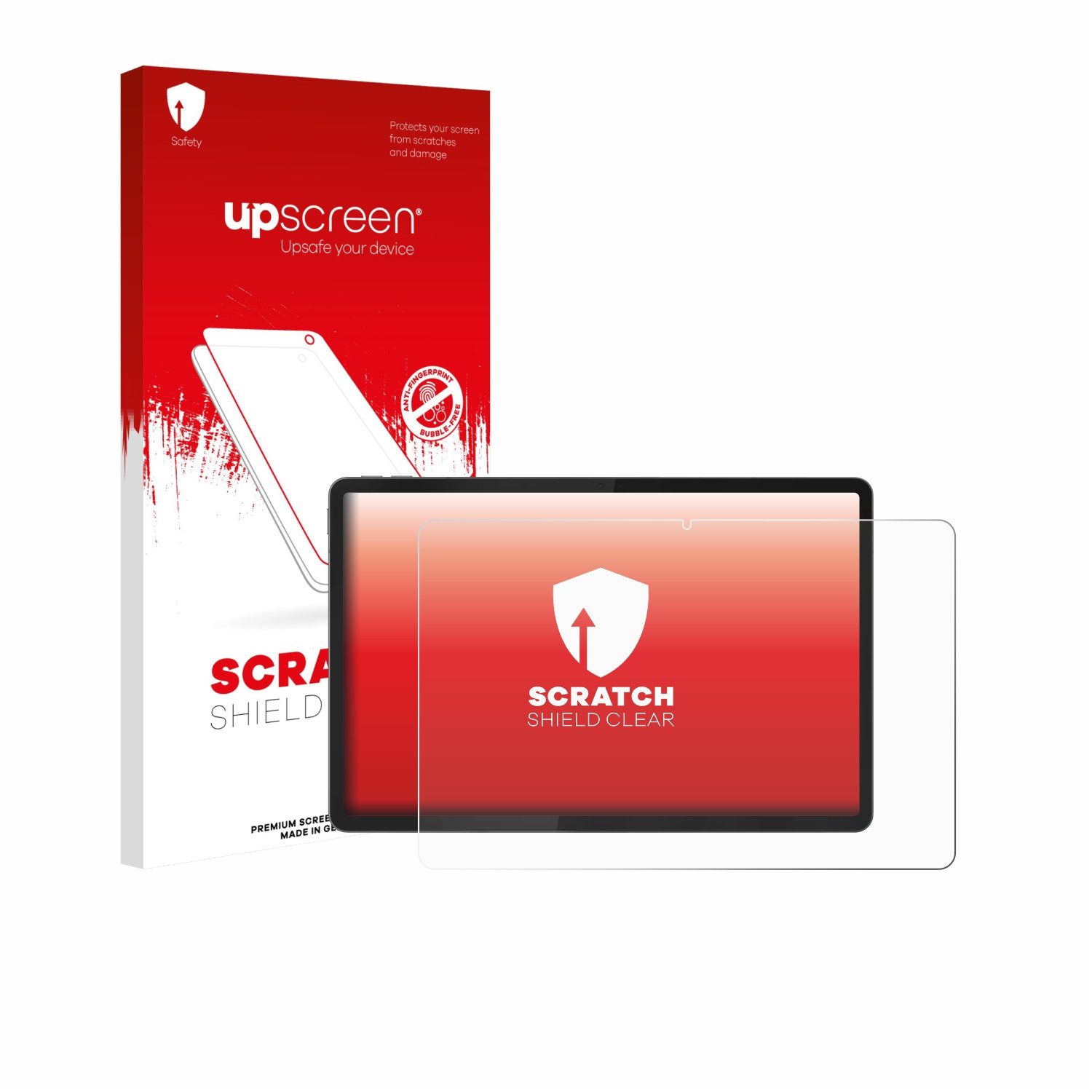 upscreen Displayschutzfolie Schutzfolie für Lenovo Idea Tab Plus 12.1", Displayschutz Schutz Folie Klar Transparent