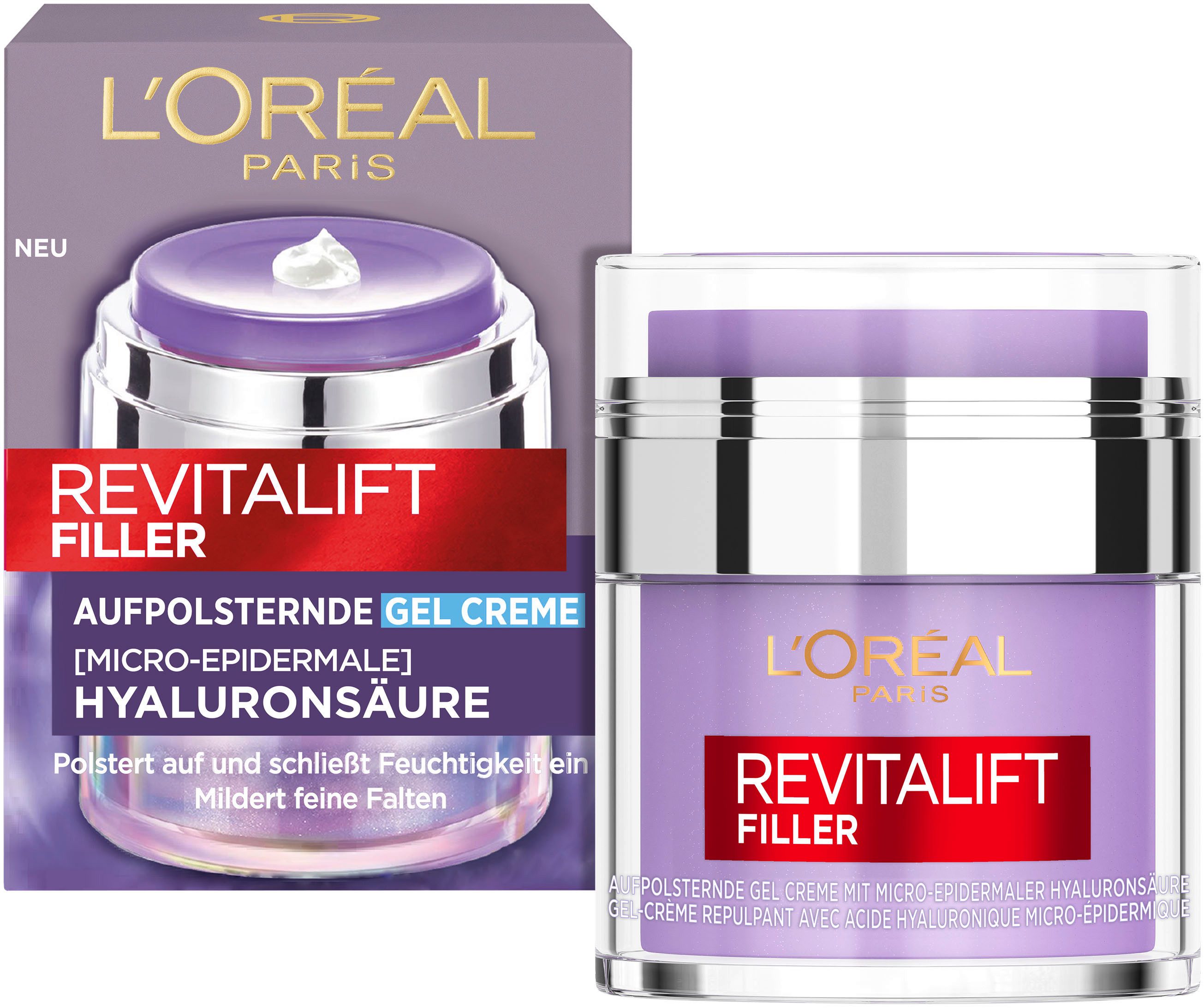 Gesichtsgel Aufpolsternde Gel-Creme