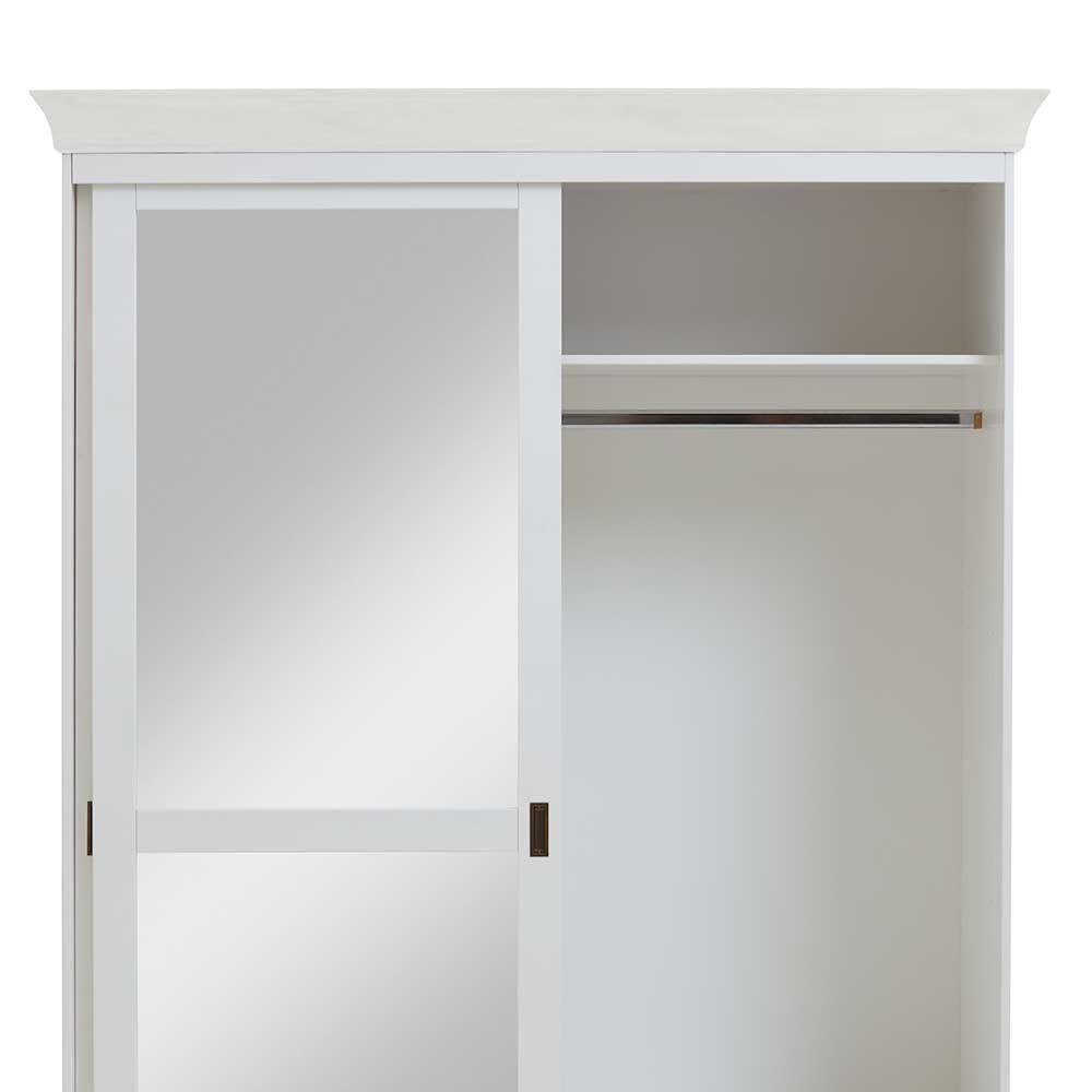 Pharao24 Kleiderschrank Montagne aus Massivholz