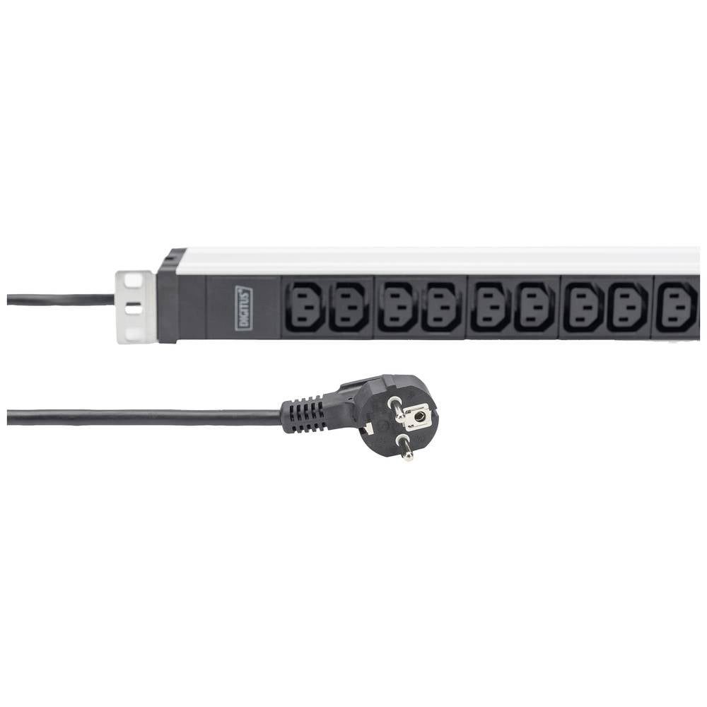 Digitus Netzwerkschrank 1U Aluminum PDU, rackmountable, 12 x C13 16A, 230VAC DN-95426