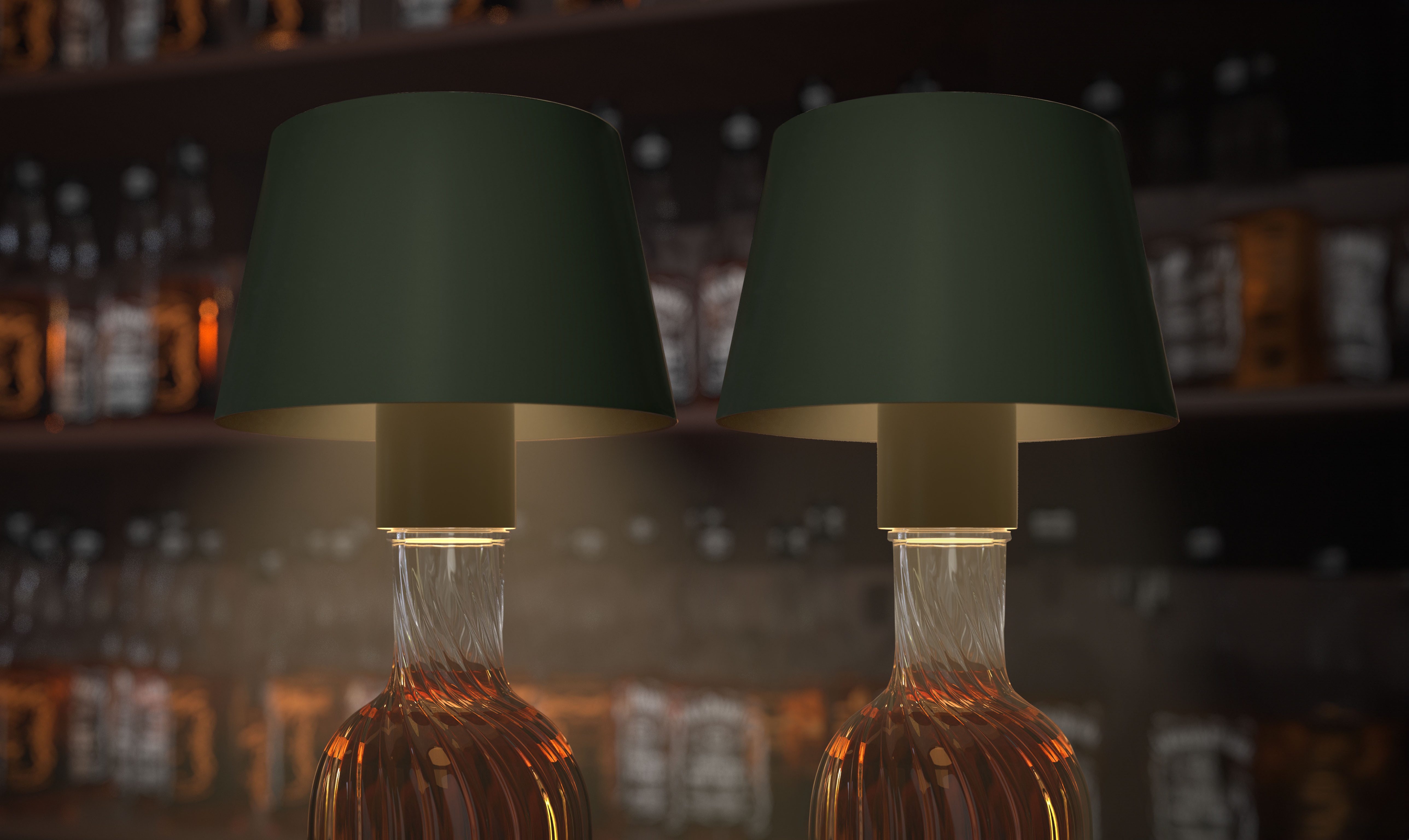 Northpoint LED Außen-Tischleuchte Flaschenlampe mit Touchsensor & Akku Dimmbar – Bild 5 von 5