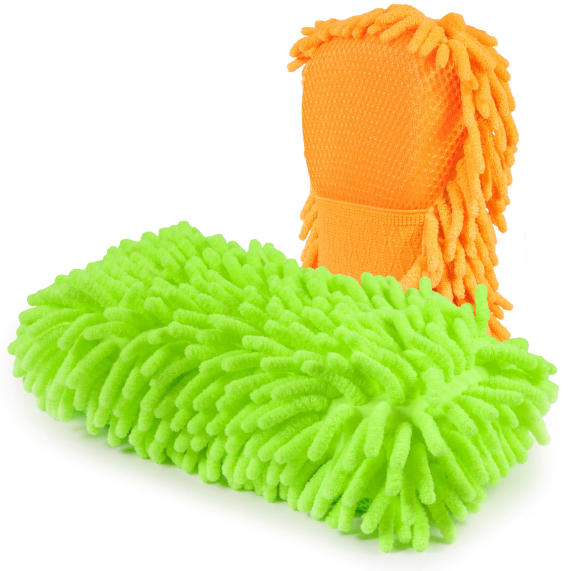 Grün/Orange Chenille-Schwamm Reinigungsschwamm cosey