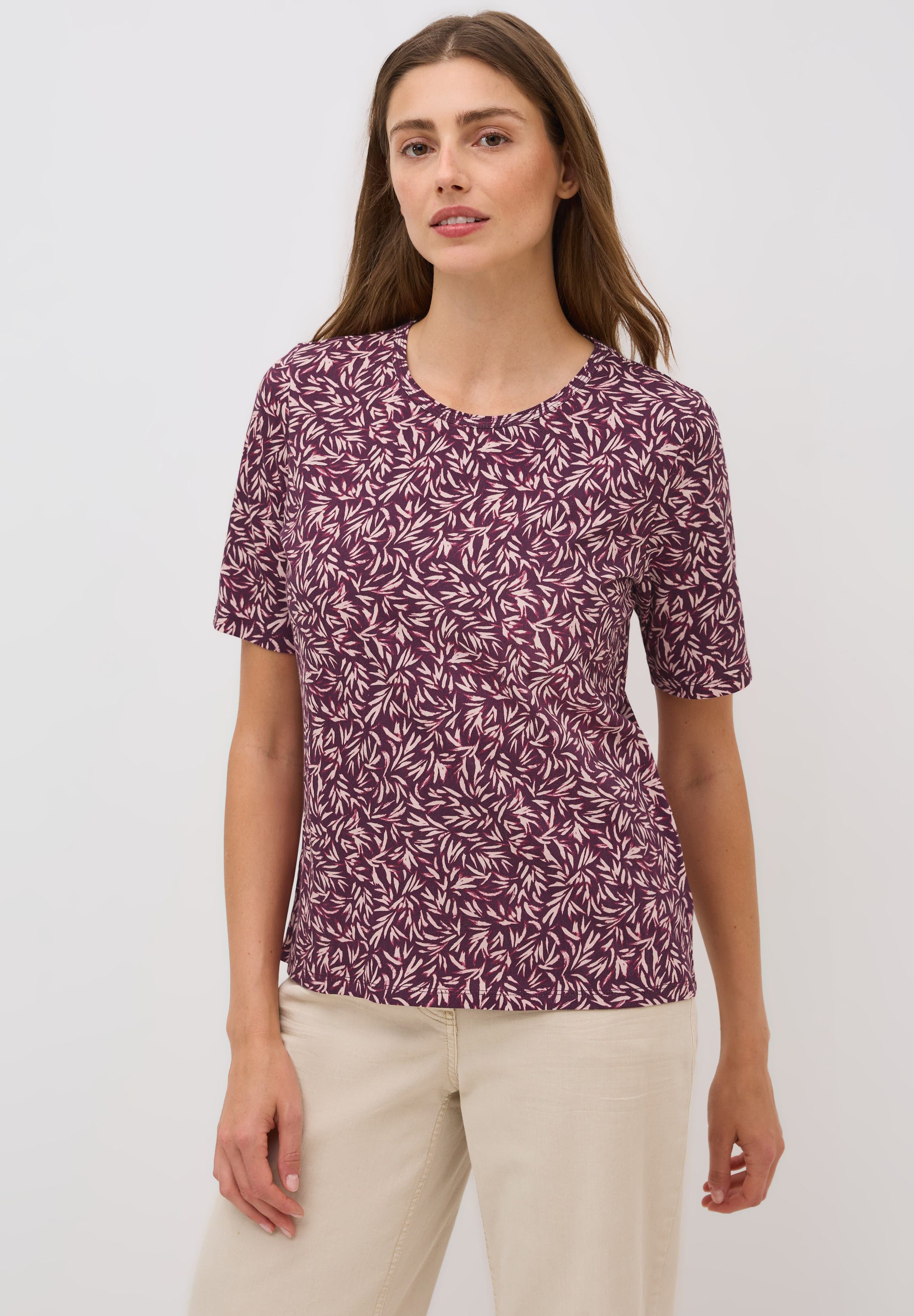 CECIL Print-Shirt aus reiner Baumwolle