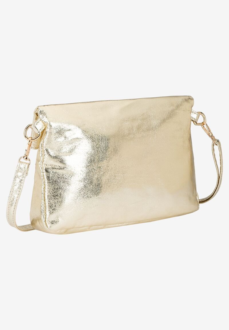 MORE&MORE Handtasche Metallic Tasche goldfarben Party-Kollektion