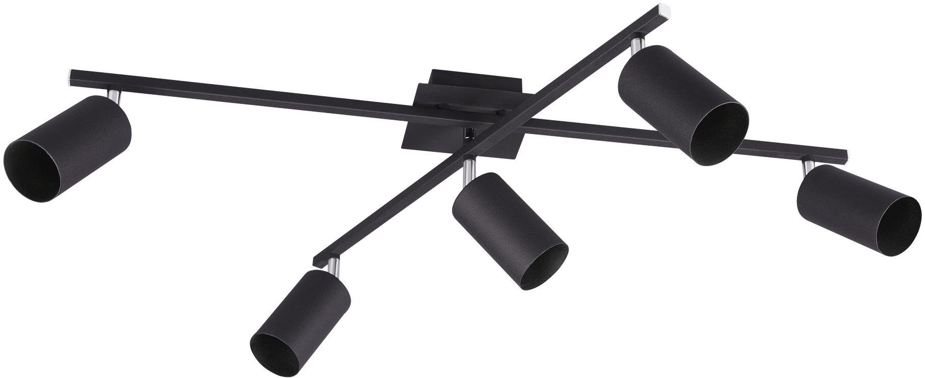 TRIO Leuchten Deckenleuchte Marley, ohne Leuchtmittel, Deckenlampe, schwenkbar, Leuchmittel tauschbar