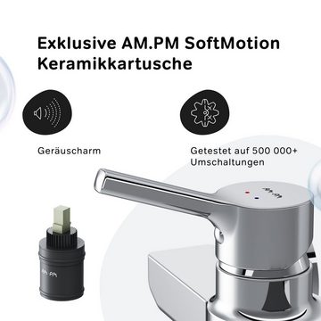 AM.PM Duscharmatur X joy S Brausearmatur Duscharmaturen (Mischbatterie) SoftMotion keramikkartusche, Wasserspar-Technologie