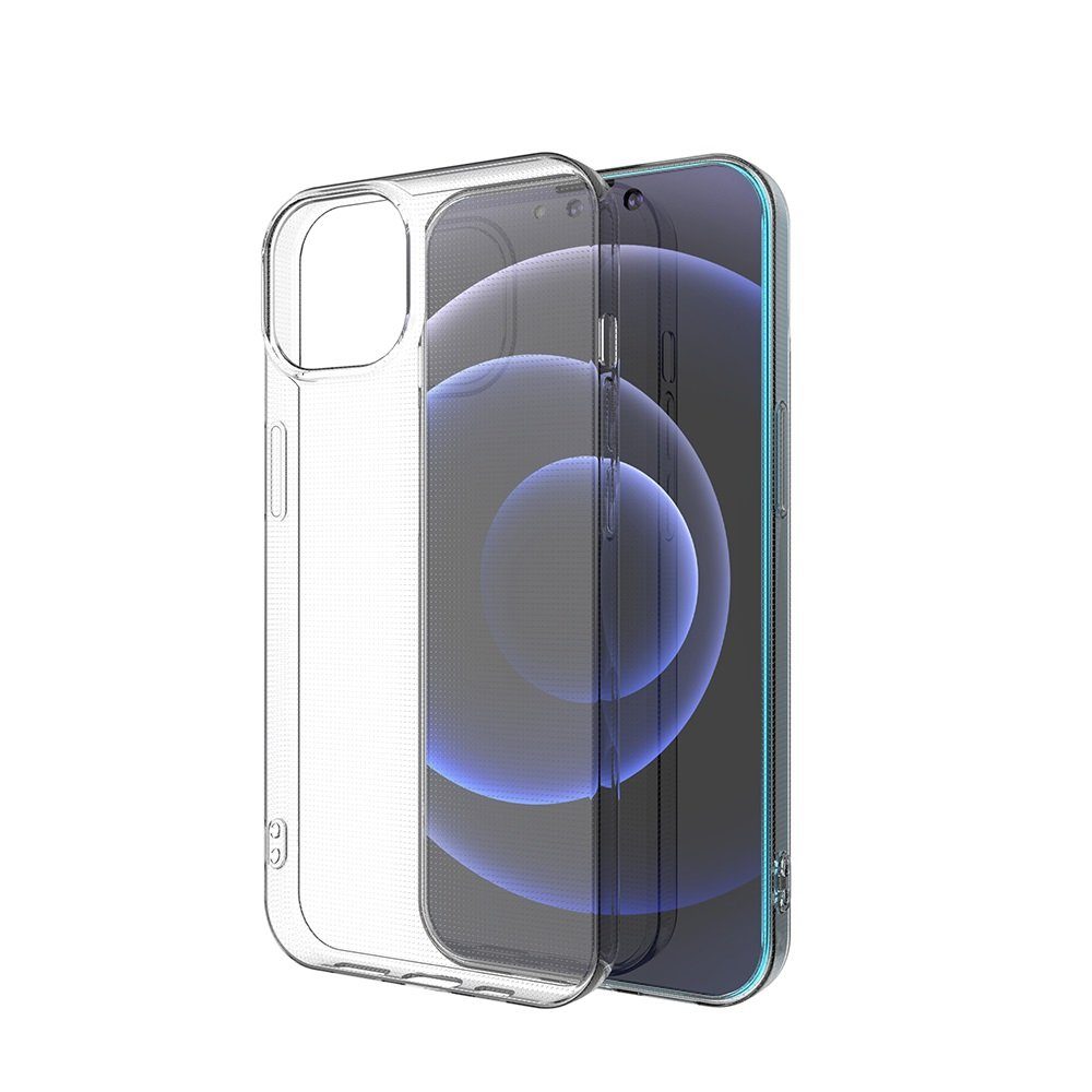 Ventarent Smartphone-Hülle Handy Hülle Case passt für Apple iPhone 13 6,1 Zoll, Slim Cover, Back Cover, Durchsichtig, Robust, stoßfest / Transparent