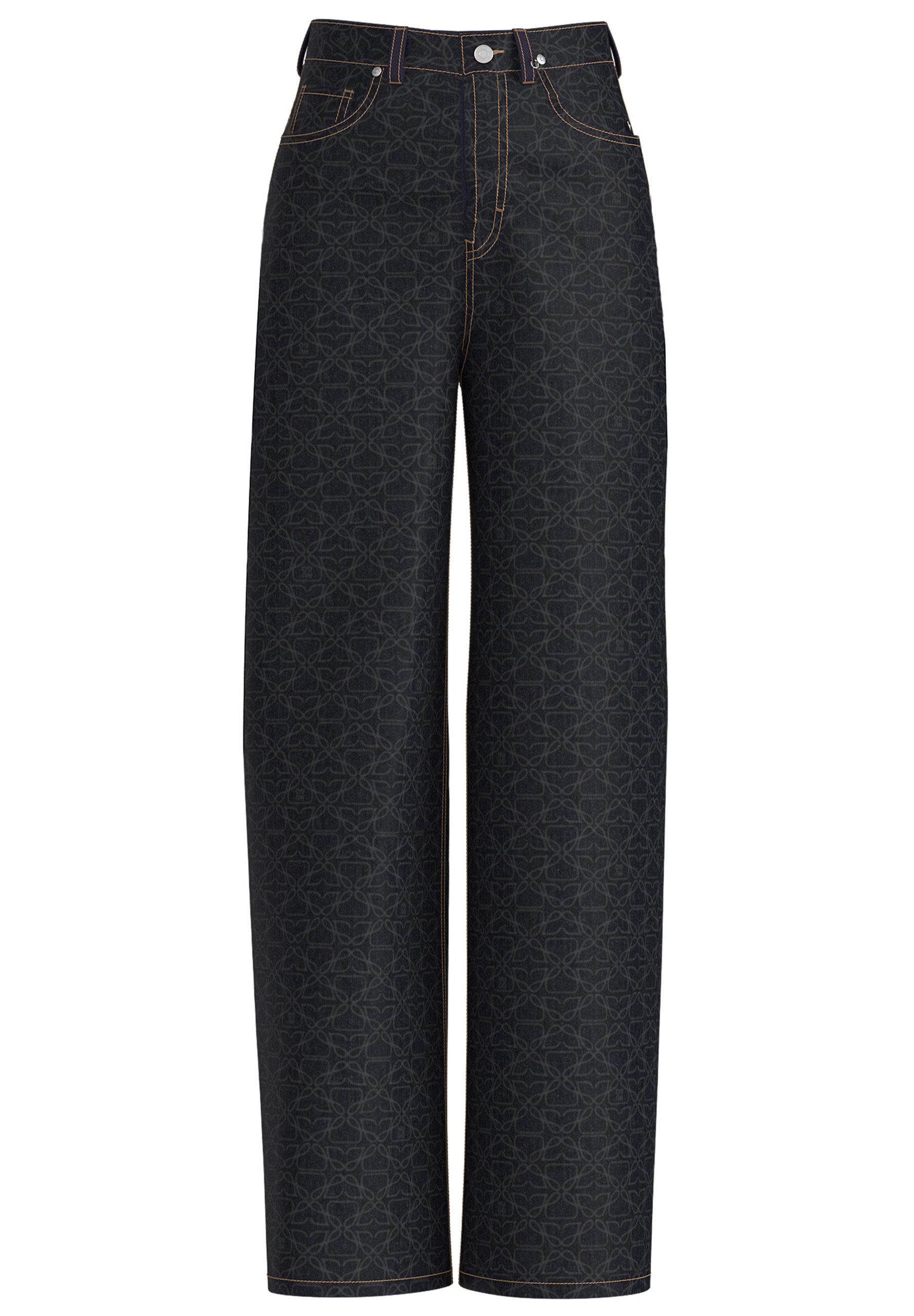 HUGO 5-Pocket-Jeans mit Laser-Print (1-tlg)