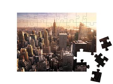 puzzleYOU Puzzle Skyline von New York City, USA, 48 Puzzleteile, puzzleYOU-Kollektionen Amerika, New York, 500 Teile, Schwierig
