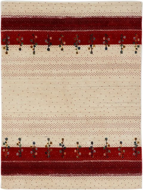 Wollteppich »Gabbeh Loom Lori«, carpetfine, rechteckig, Höhe 15 mm, reine Wolle, sehr weicher Flor, Wohnzimmer-Otto