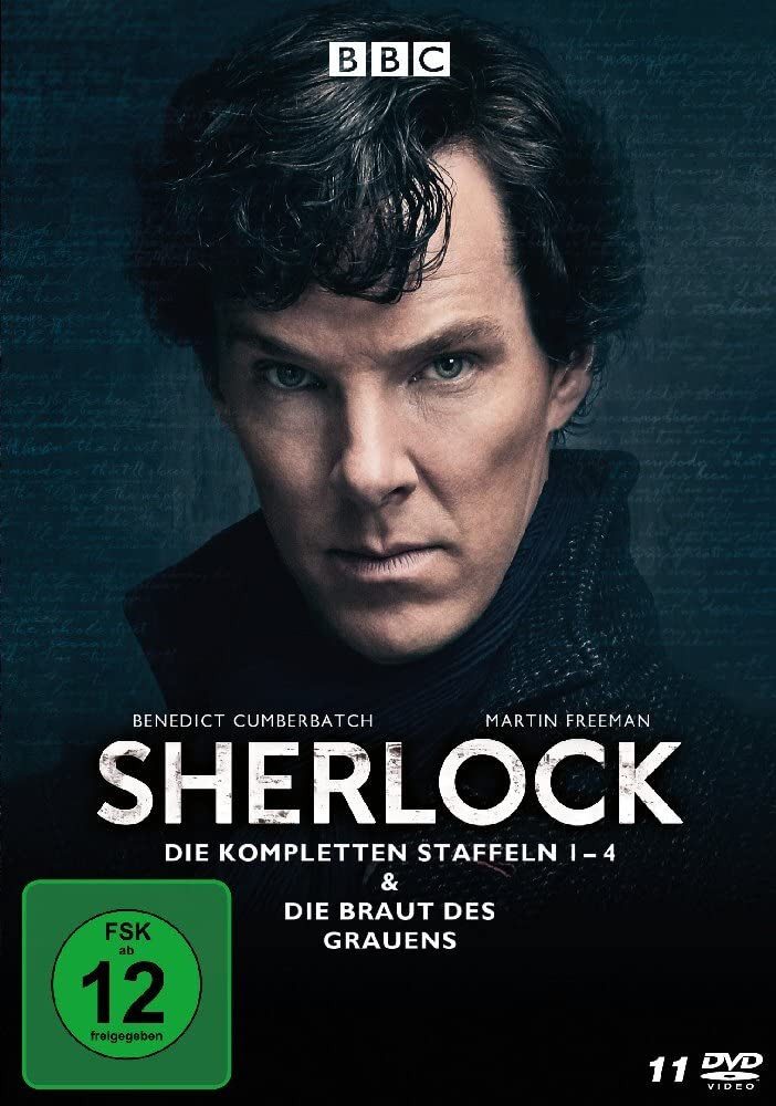 WVG DVD Sherlock - Die komplette Serie: Staffeln 1-4 & Die Braut des Grauens, (11-St), Auf 11 DVDs