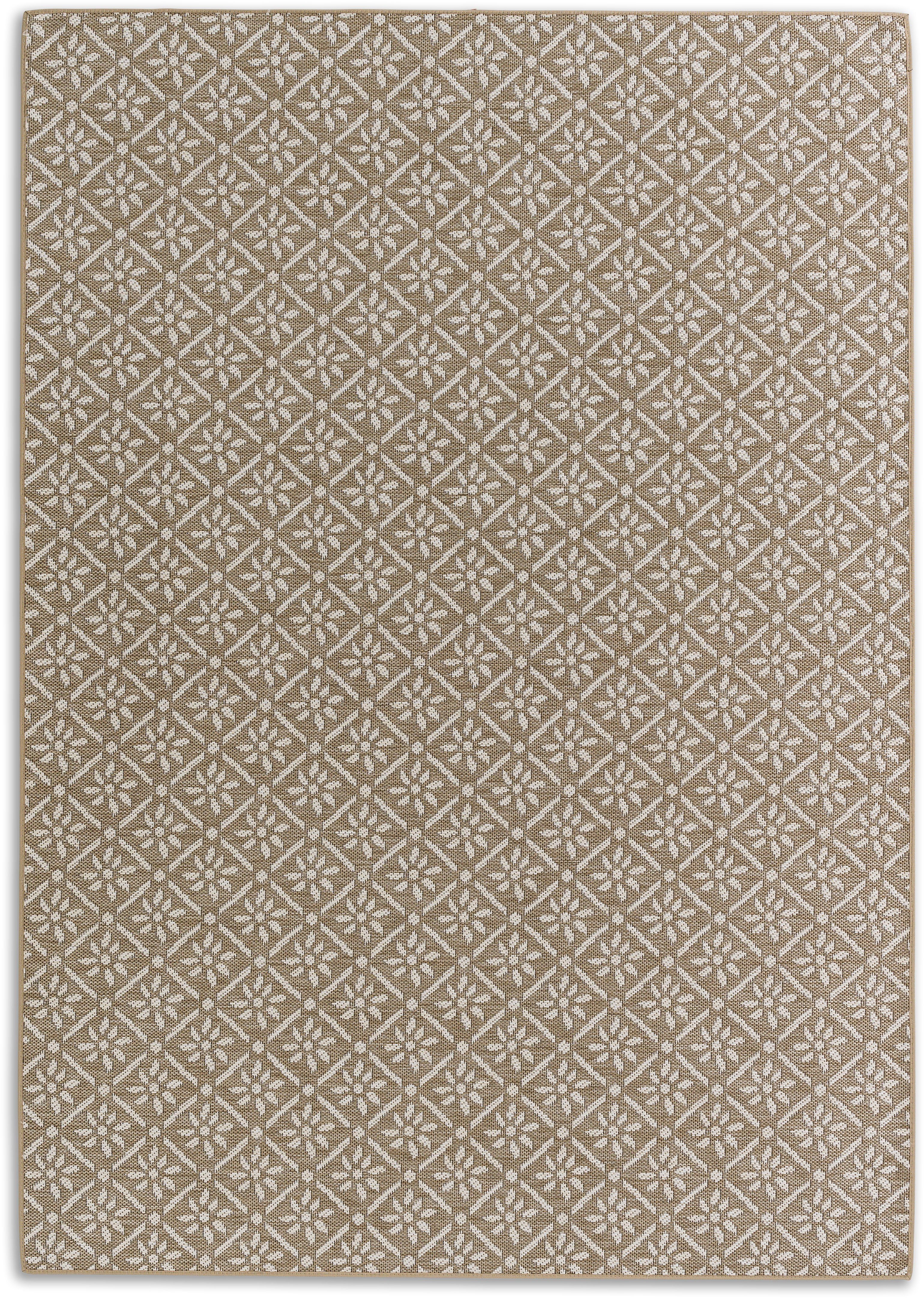 SCHÖNER WOHNEN-Kollektion Teppich Parkland 6351 221, rechteckig, Höhe: 5 mm, In- und Outdoor geeignet, eleganter Flachflorteppich