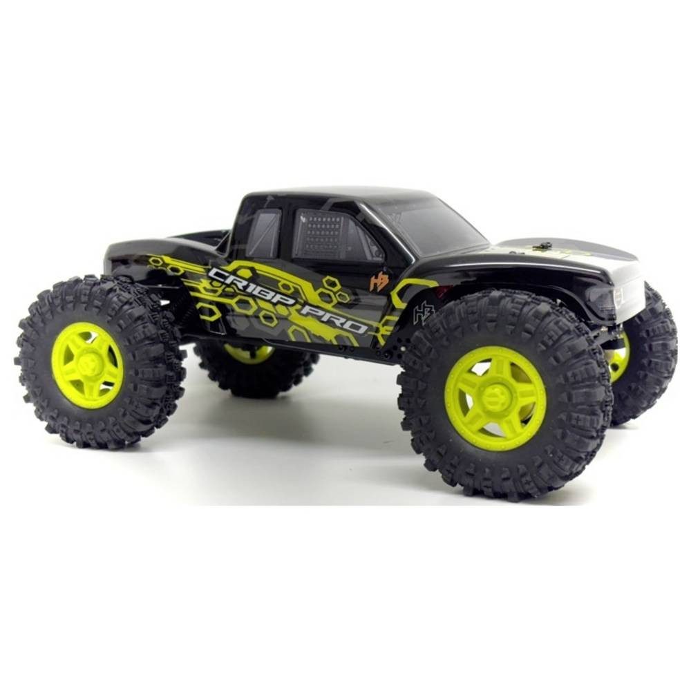 Hobby Plus RC-Auto CR18P EVO PRO JUICED Gelb Brushless 1:18 RC Modellauto Elektro Truggy