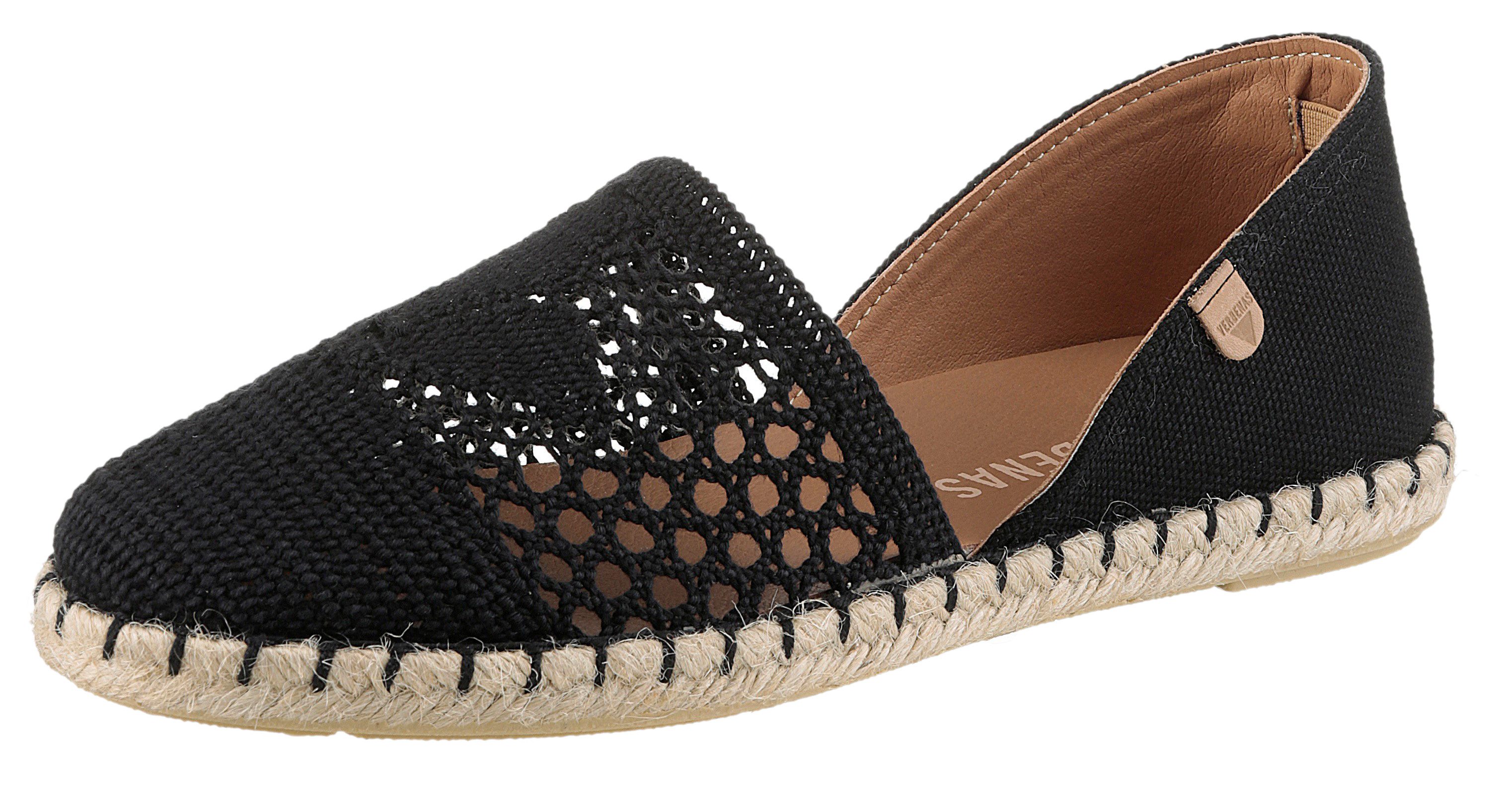 VERBENAS Carmen Crochet-Lino Paris Espadrille, Slipper, Sommerschuh, Strand günstig online kaufen