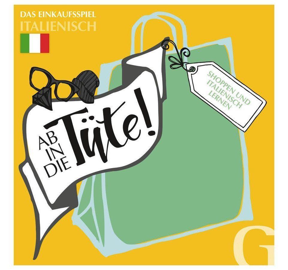 Hueber Verlag Lernspielzeug Ab in die Tüte! Shoppen und Italienisch lernen