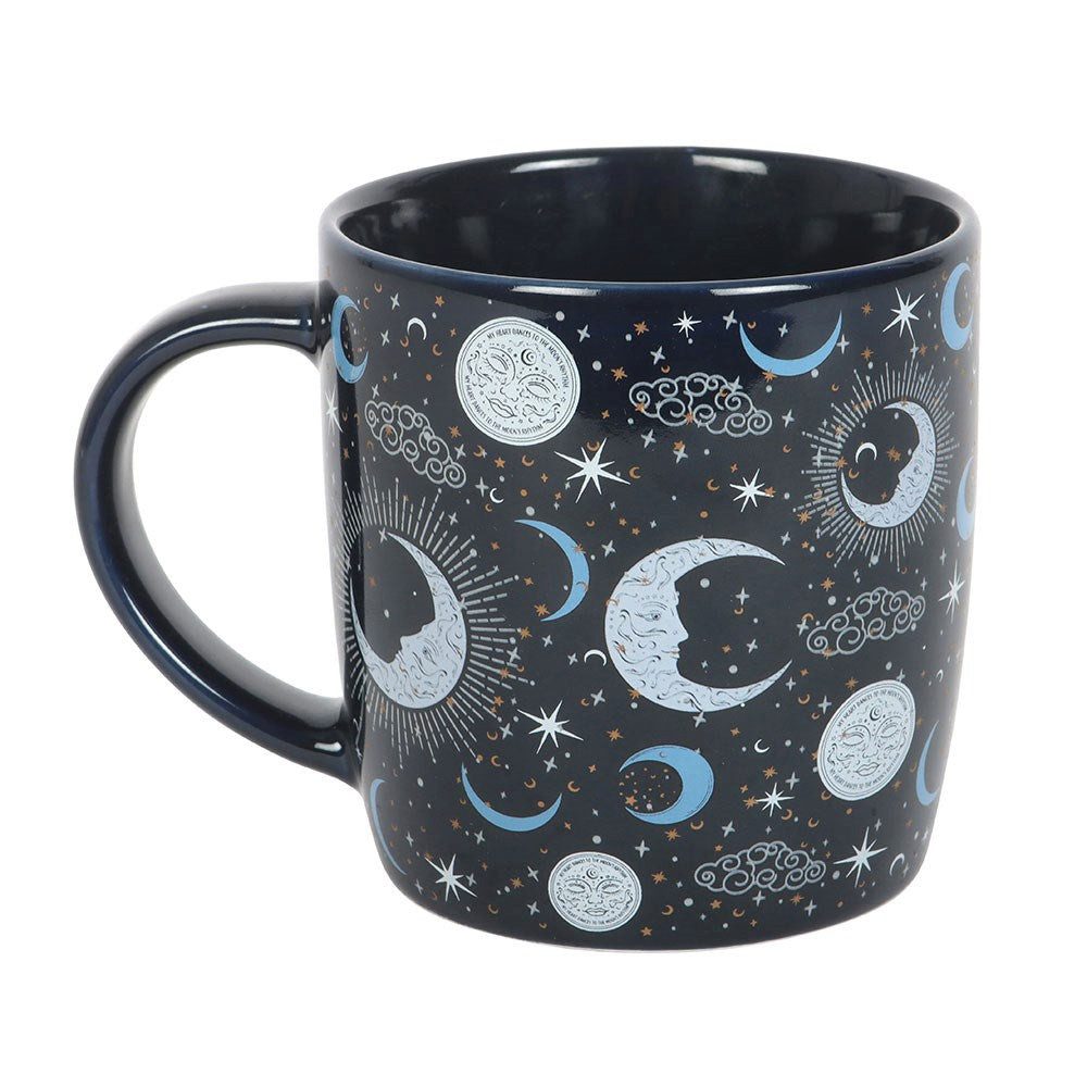 Something Different Tasse Blue Moon Magic Tasse Kaffeebecher Gothic 500 ml