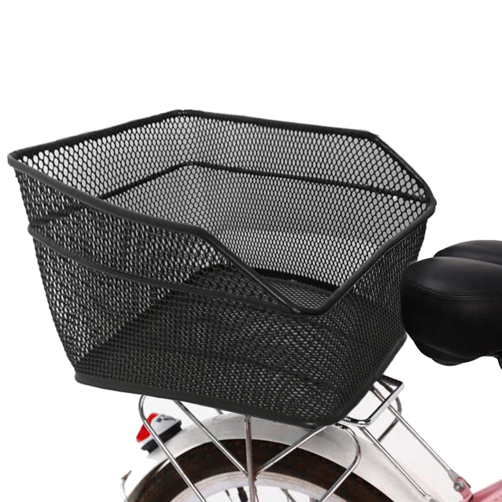 GARRYFIZH Feuerkorb Fahrradkorb mit großem Fassungsvermögen, 40 * 30 * 20cm Fahrradkorb hinten