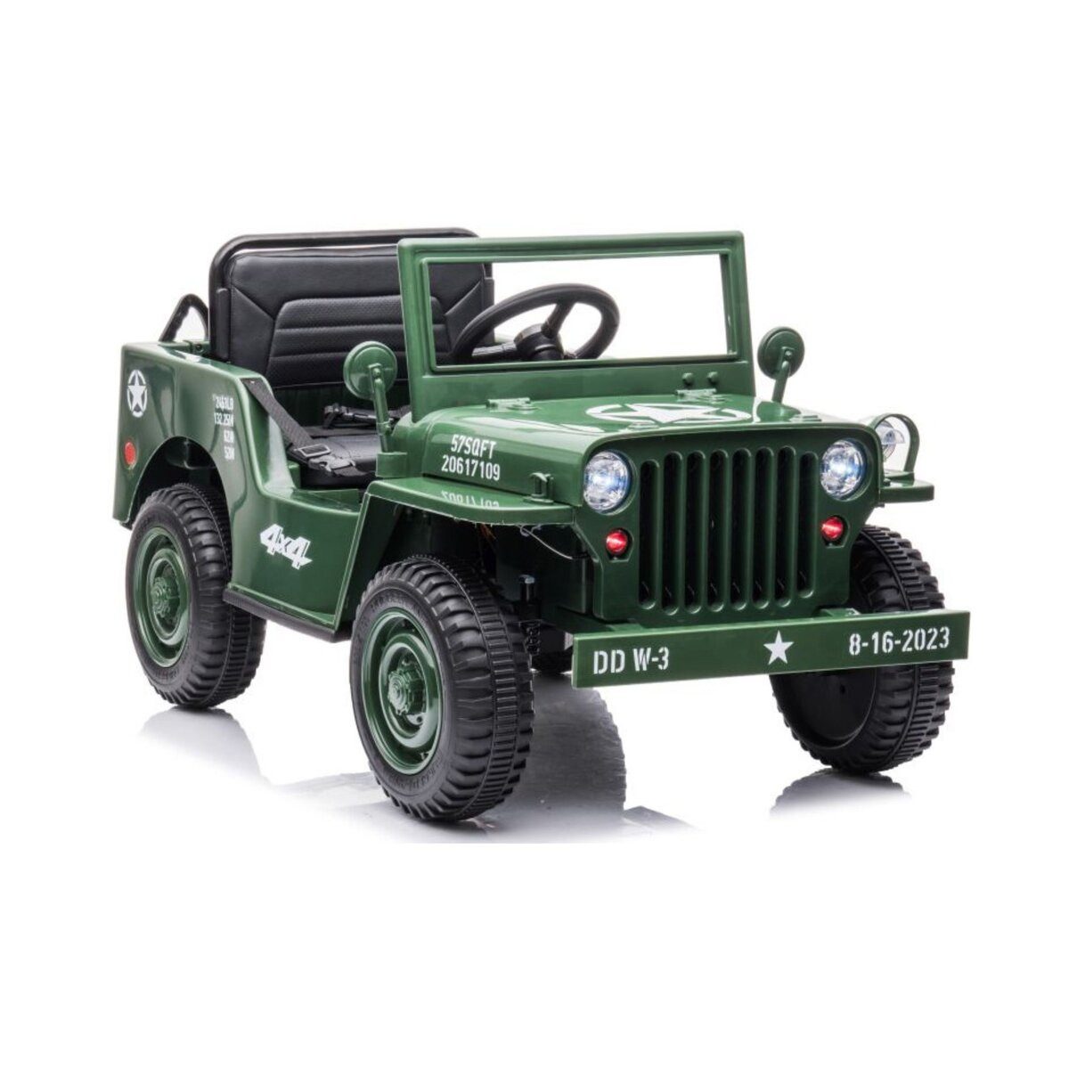 Wisam Elektro-Kinderauto Elektro Auto Batterieauto JH-103 Armeegrün 4x4