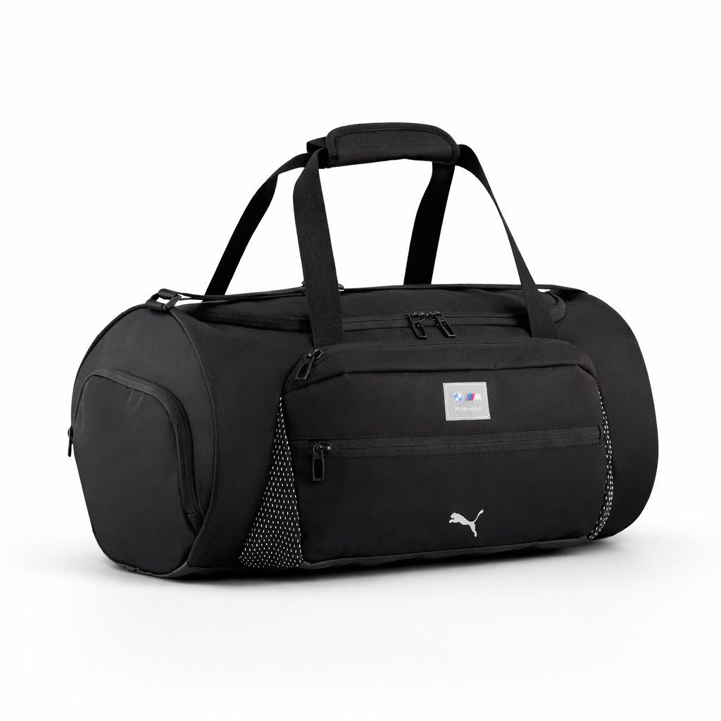 BMW Sporttasche BMW M Motorsport Duffle Bag Sporttasche 28L Schwarz mit Schuhfach (1-tlg)