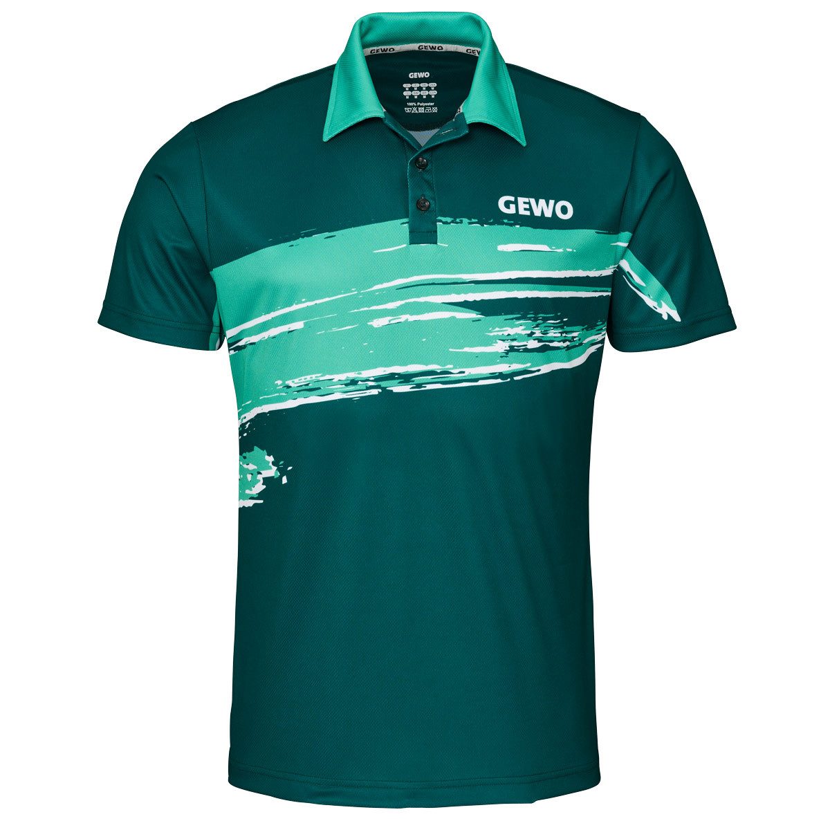 Gewo Poloshirt GEWO Poloshirt Marino grün XXXL Herren Tischtennis Shirt
