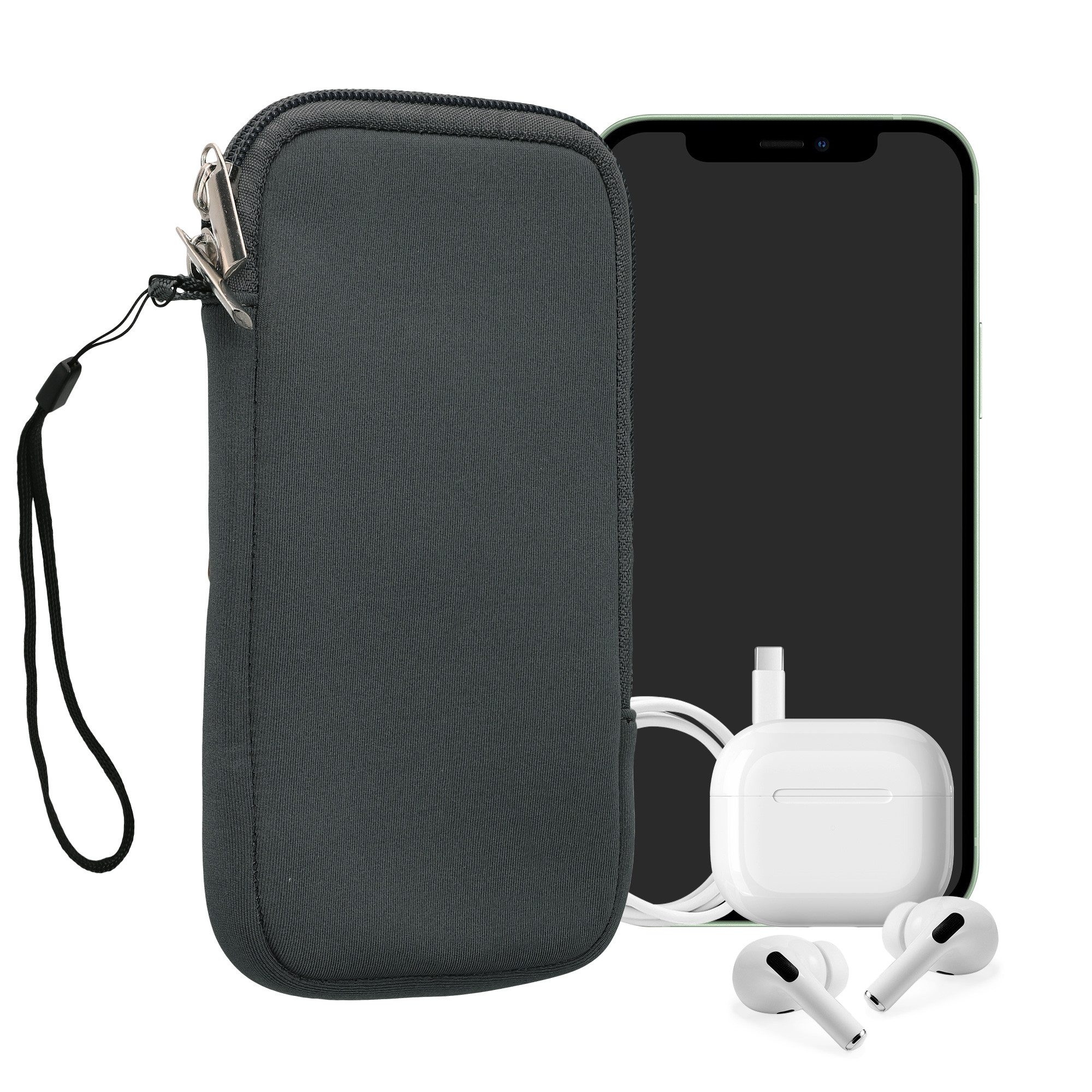 kwmobile Handytasche Handytasche für Smartphones XL - 6,7/6,8" (1-tlg), Neopren Handy Hülle - Handy Tasche Sleeve Pouch