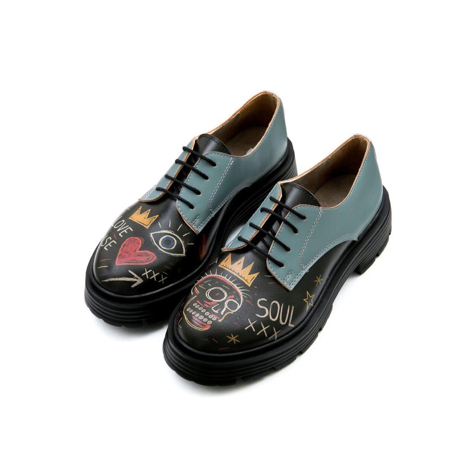 DOGO Brooklyn Radiant-Child Damen Halbschuhe Ballerina Handgefertigt